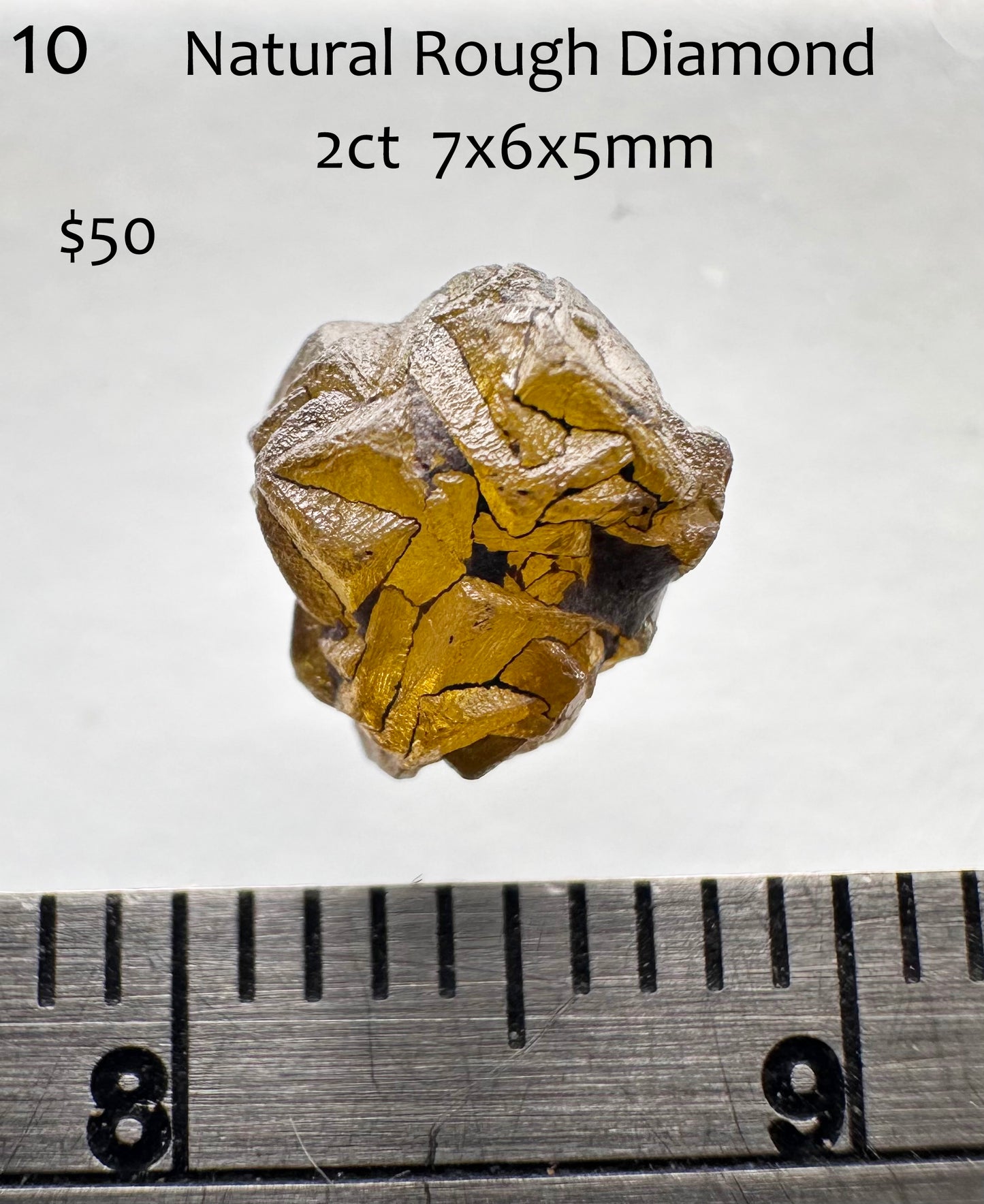 Diamond - Rough - DRC - 2ct total