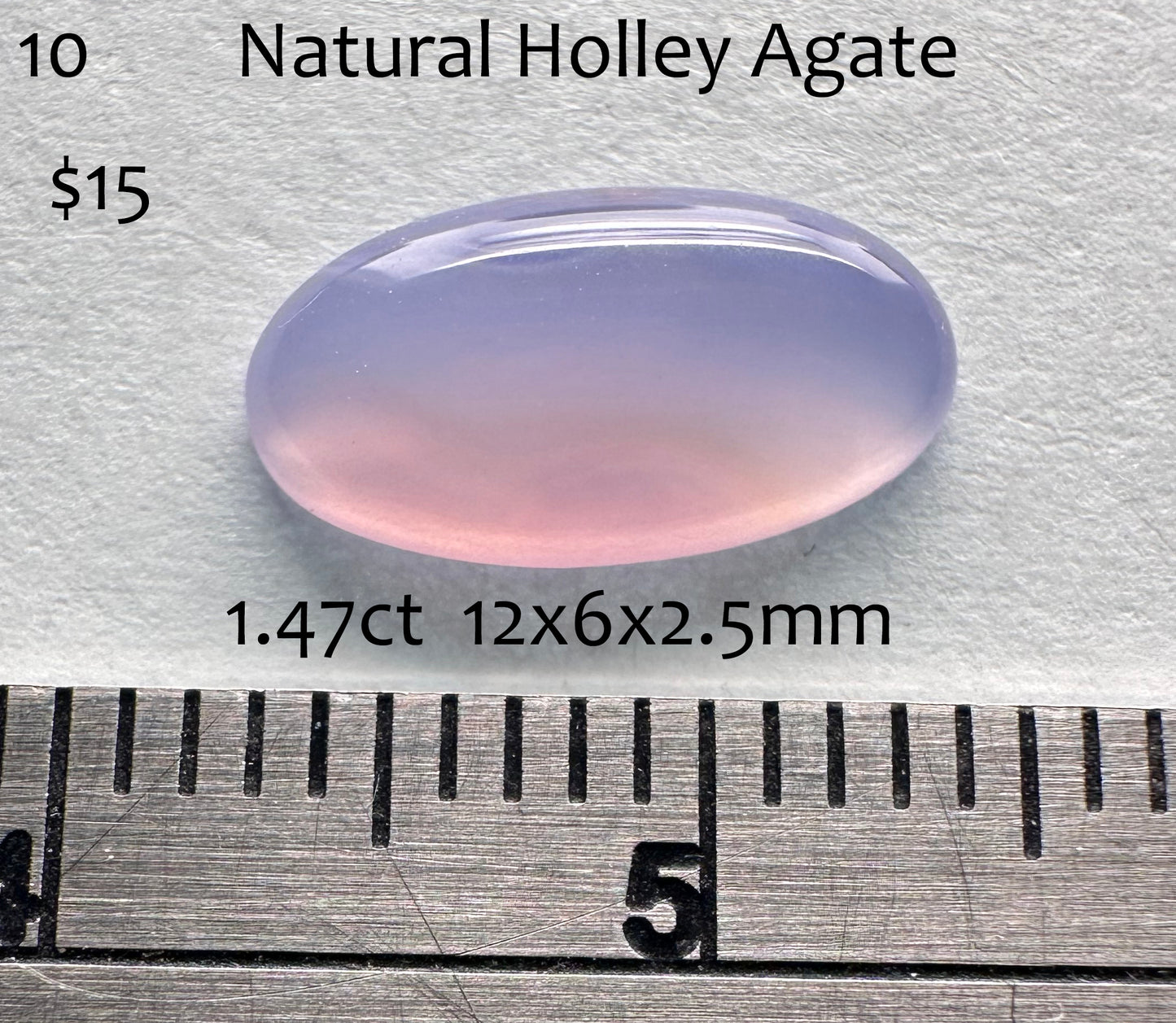 Chalcedony - Purple - Oregon - Cabochon - 1.47ct