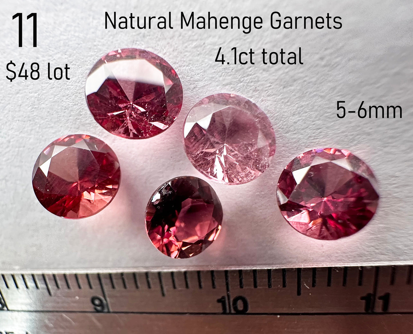 Garnet - Natural - Tanzania - 4.1ct total