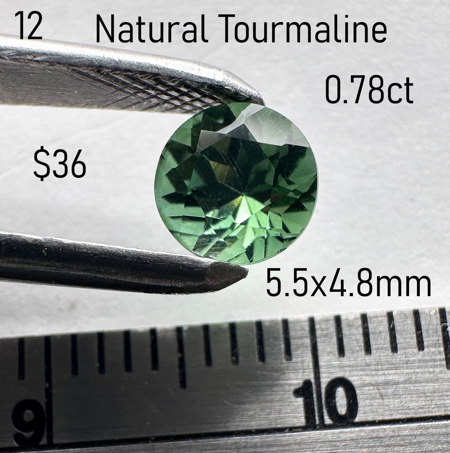 Tourmaline - Natural - Tanzania - 0.78ct total