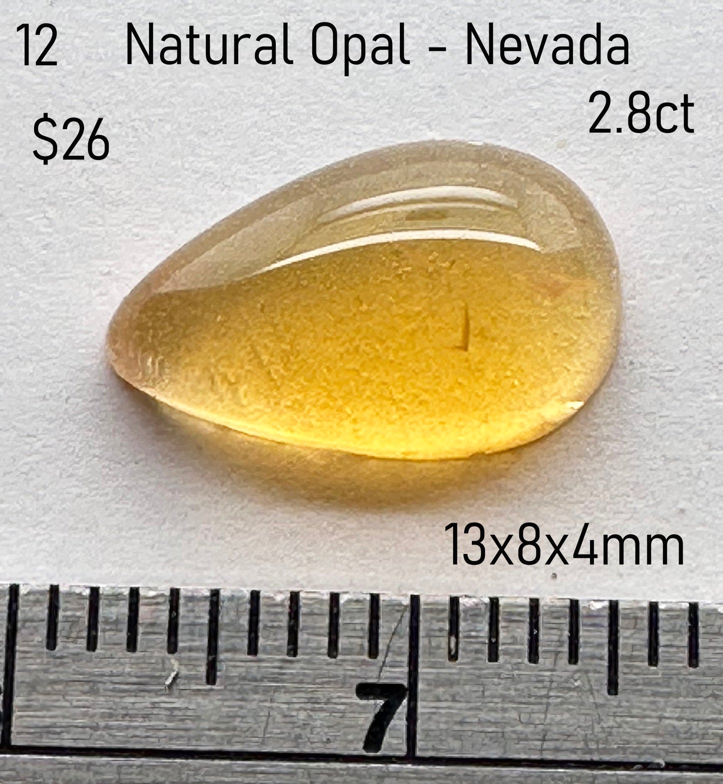 Opal - Natural - Nevada - 2.8ct