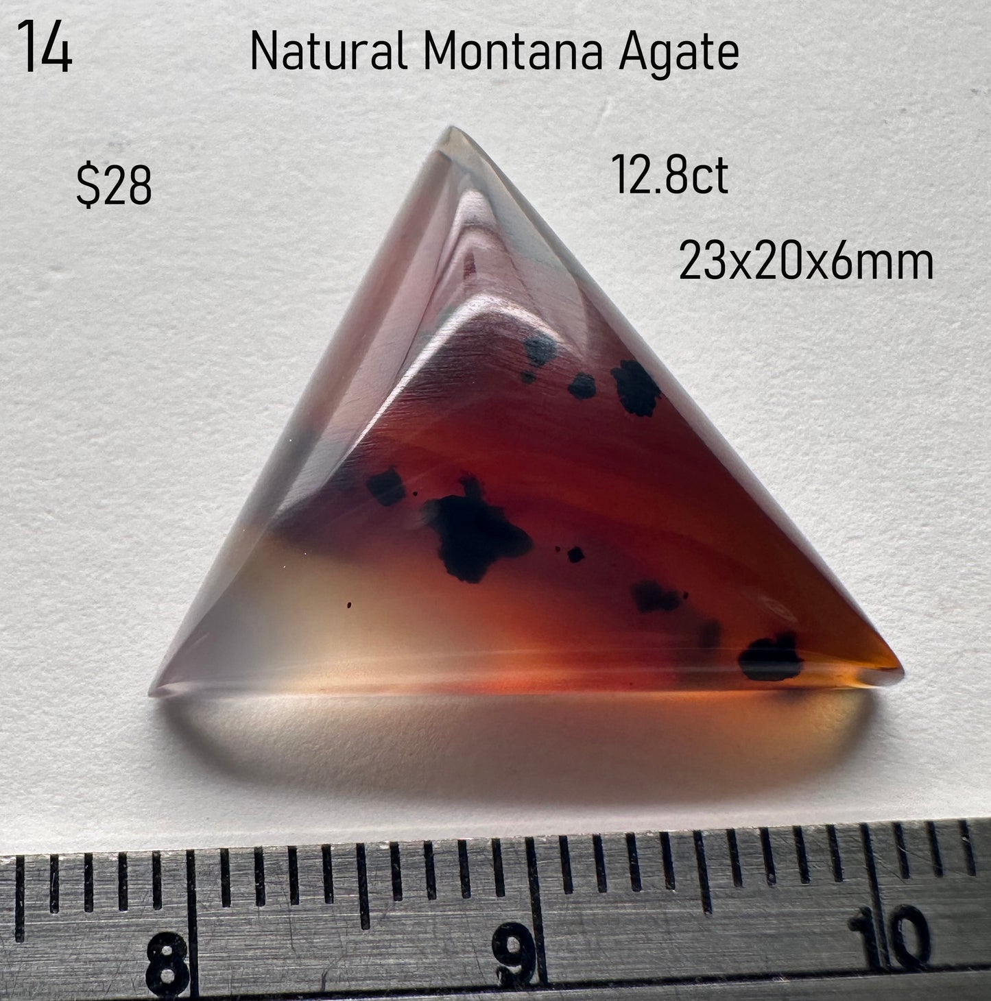 Montana Agate - Natural - 12.8ct
