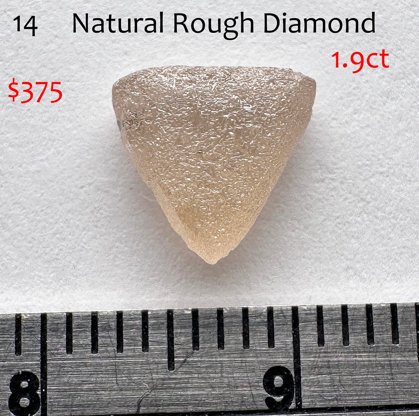 Diamond - Natural - Rough Maccle - Australia - 1.9ct