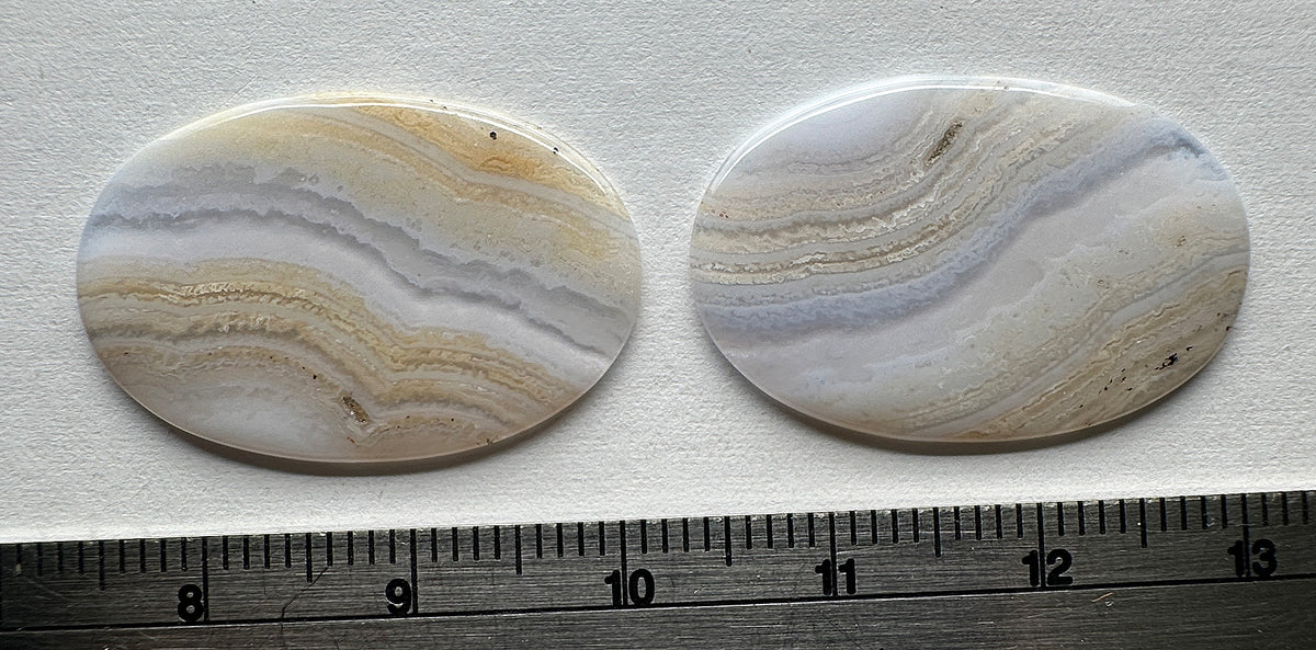 Agate - Natural - Namibia - Blue Lace - 14.2ct total