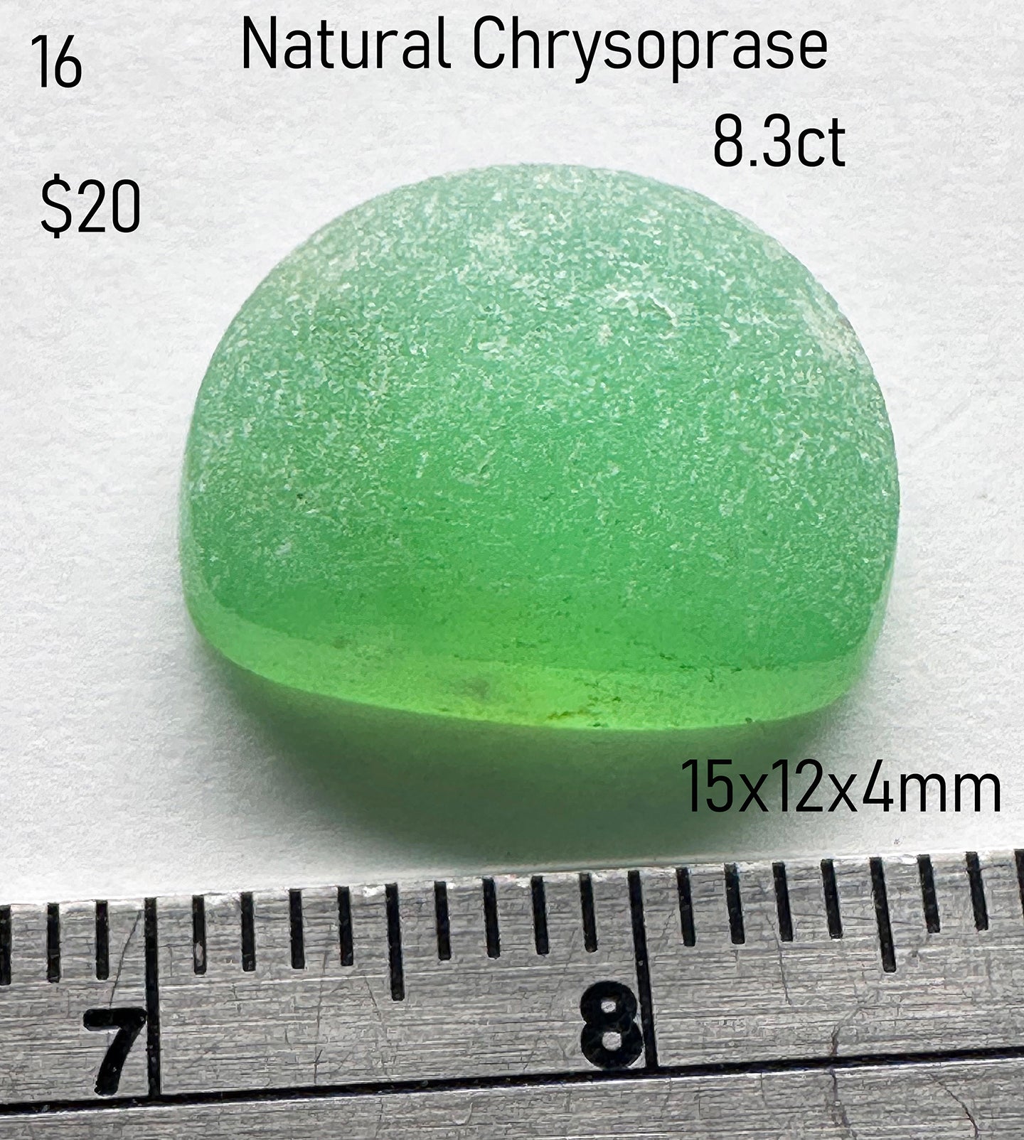Chrysoprase - Natural - Australia - 8.3ct