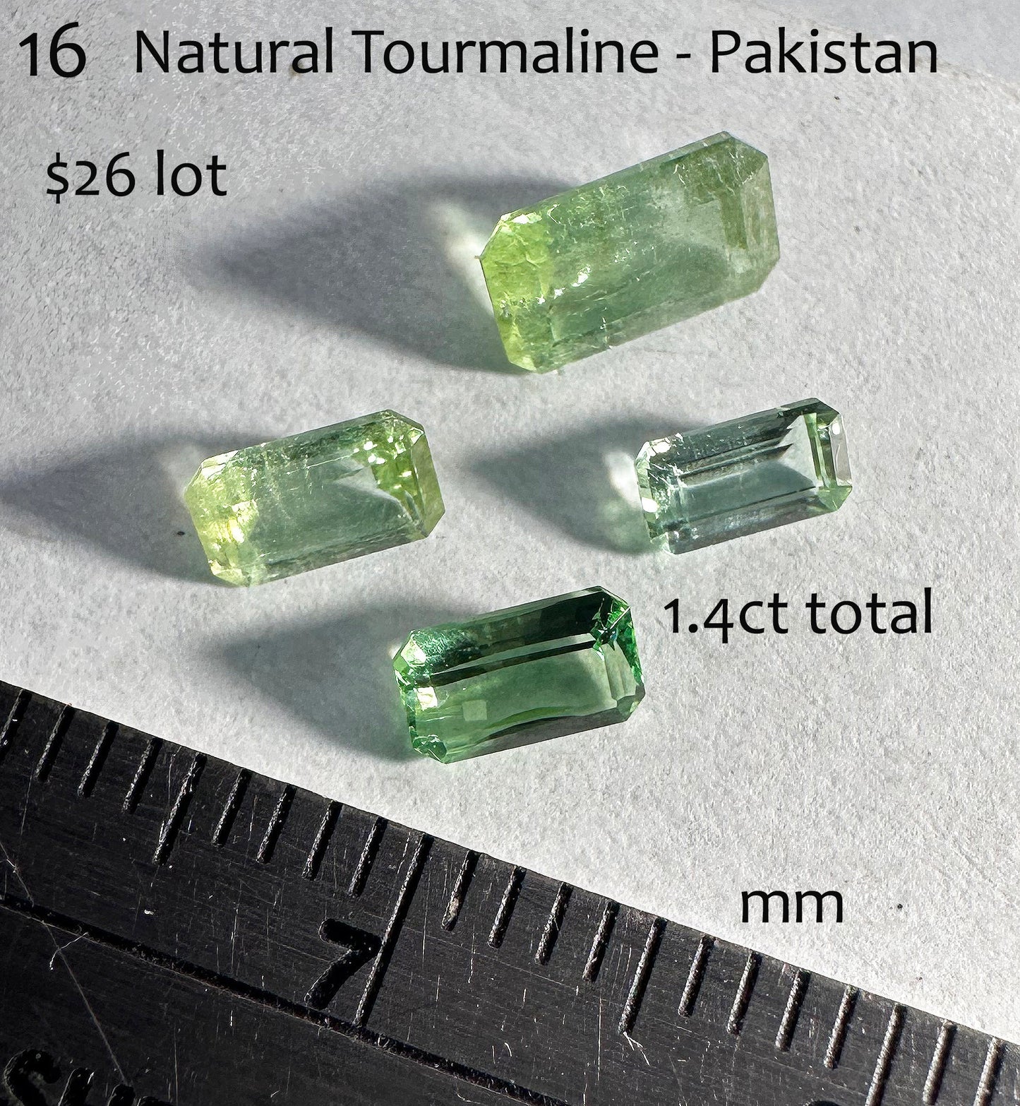 Tourmaline - Natural - Nigeria - faceted - 1.4ct