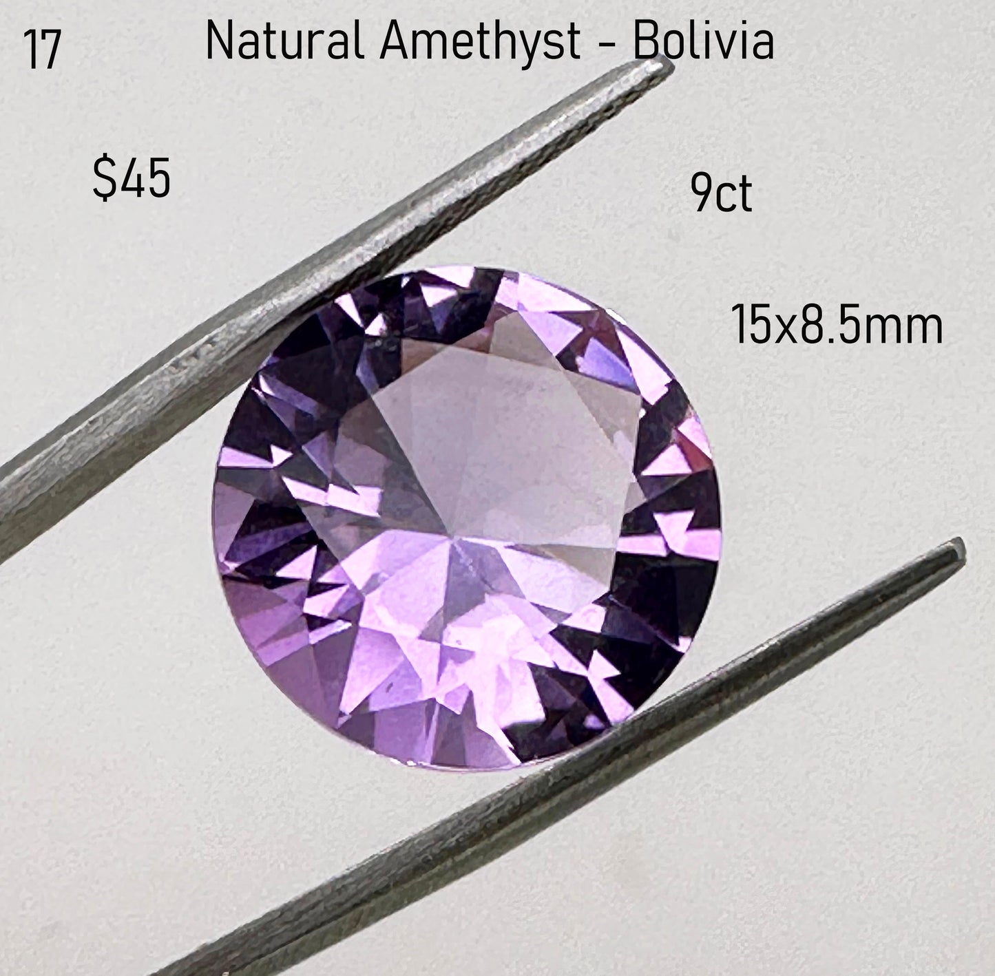 Amethyst - Natural - Bolivia - 9ct