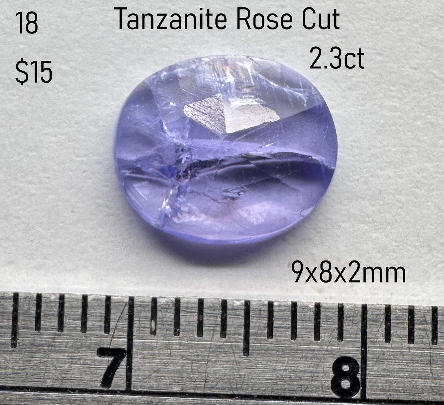 Tanzanite - Heated - Tanzania - 2.3ct