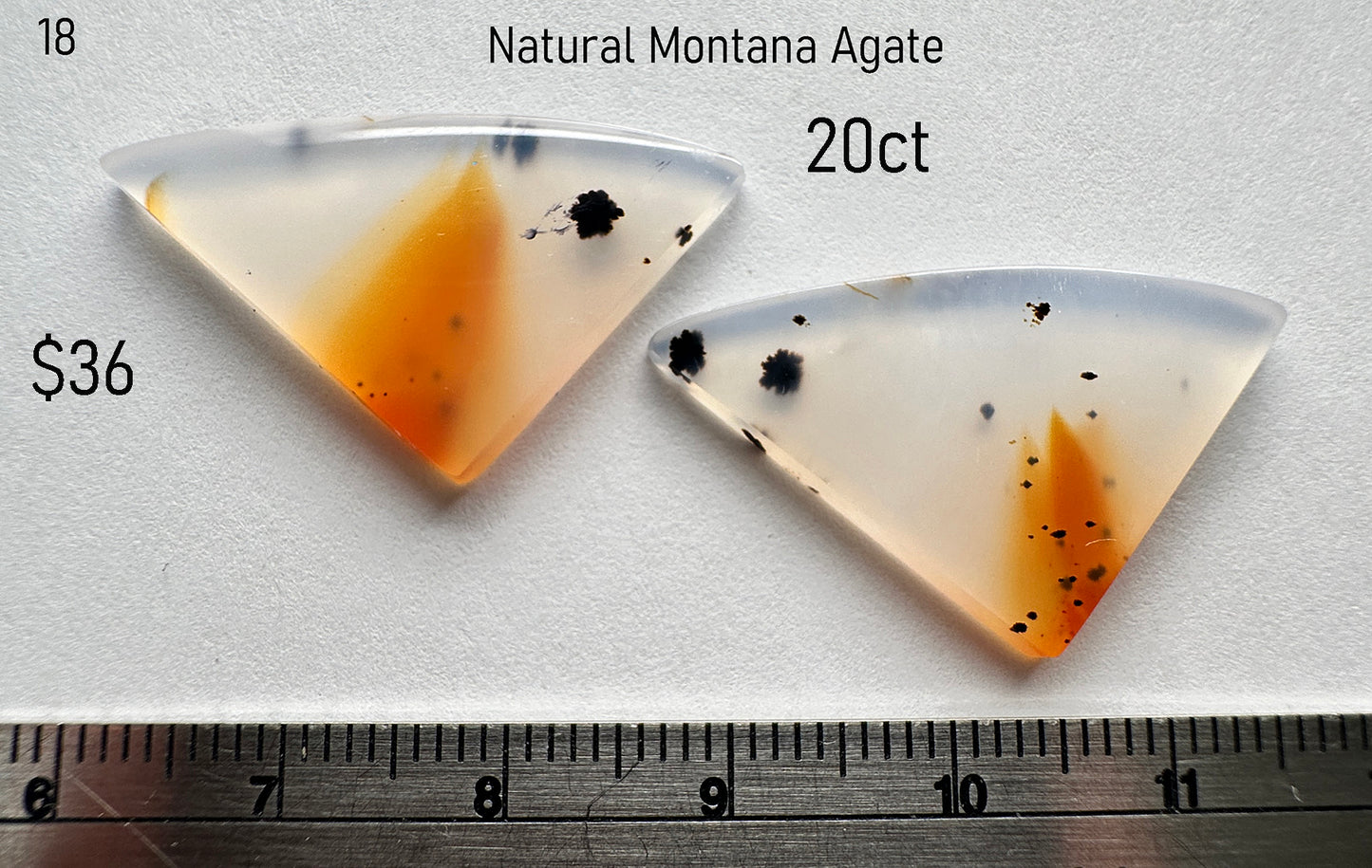 Agate - Natural - Montana - 20ct