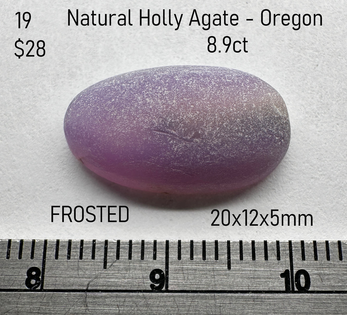 Holley Agate - Natural - Oregon - 8.9ct