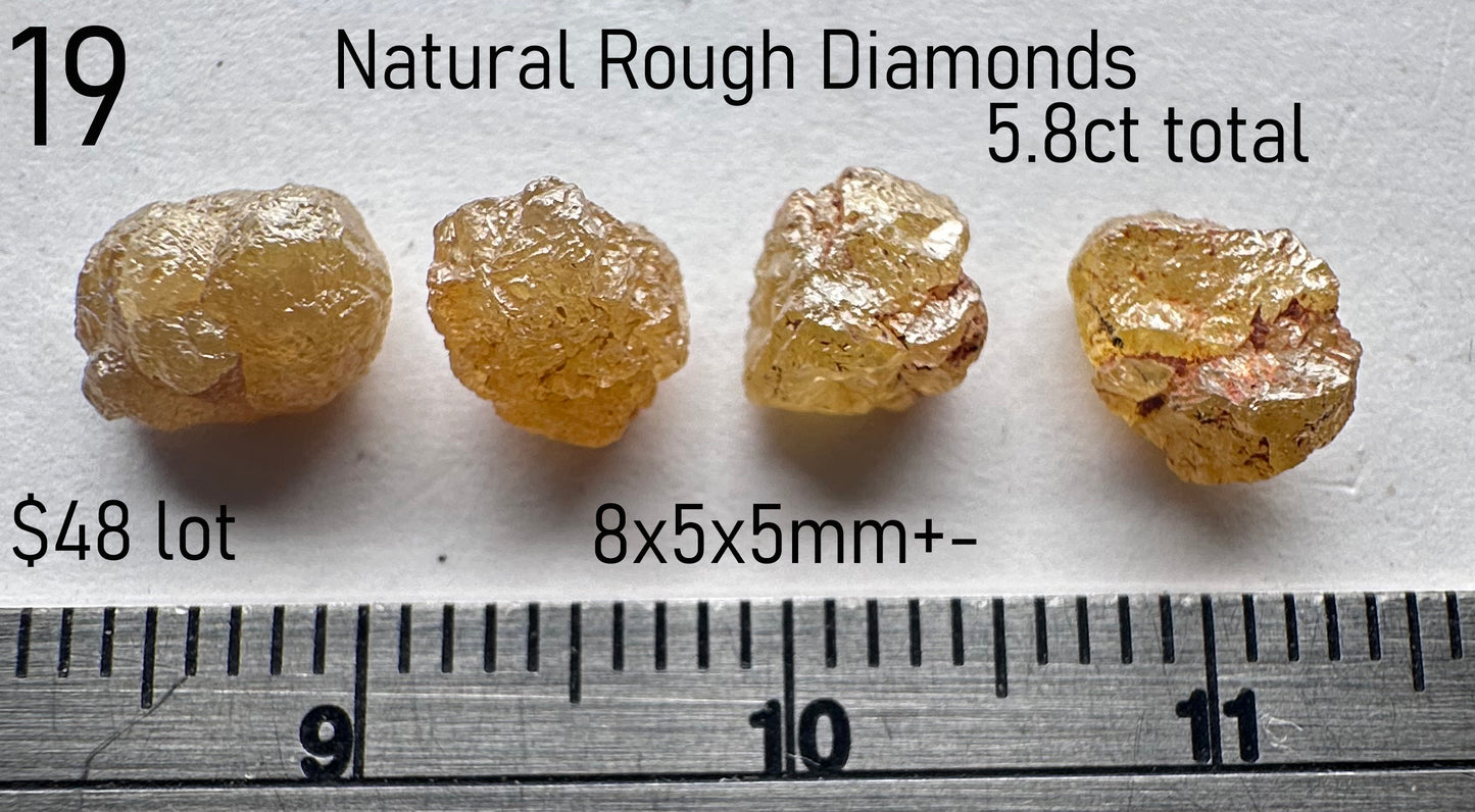 Diamond - Natural - Rough - DRC - 5.8ct