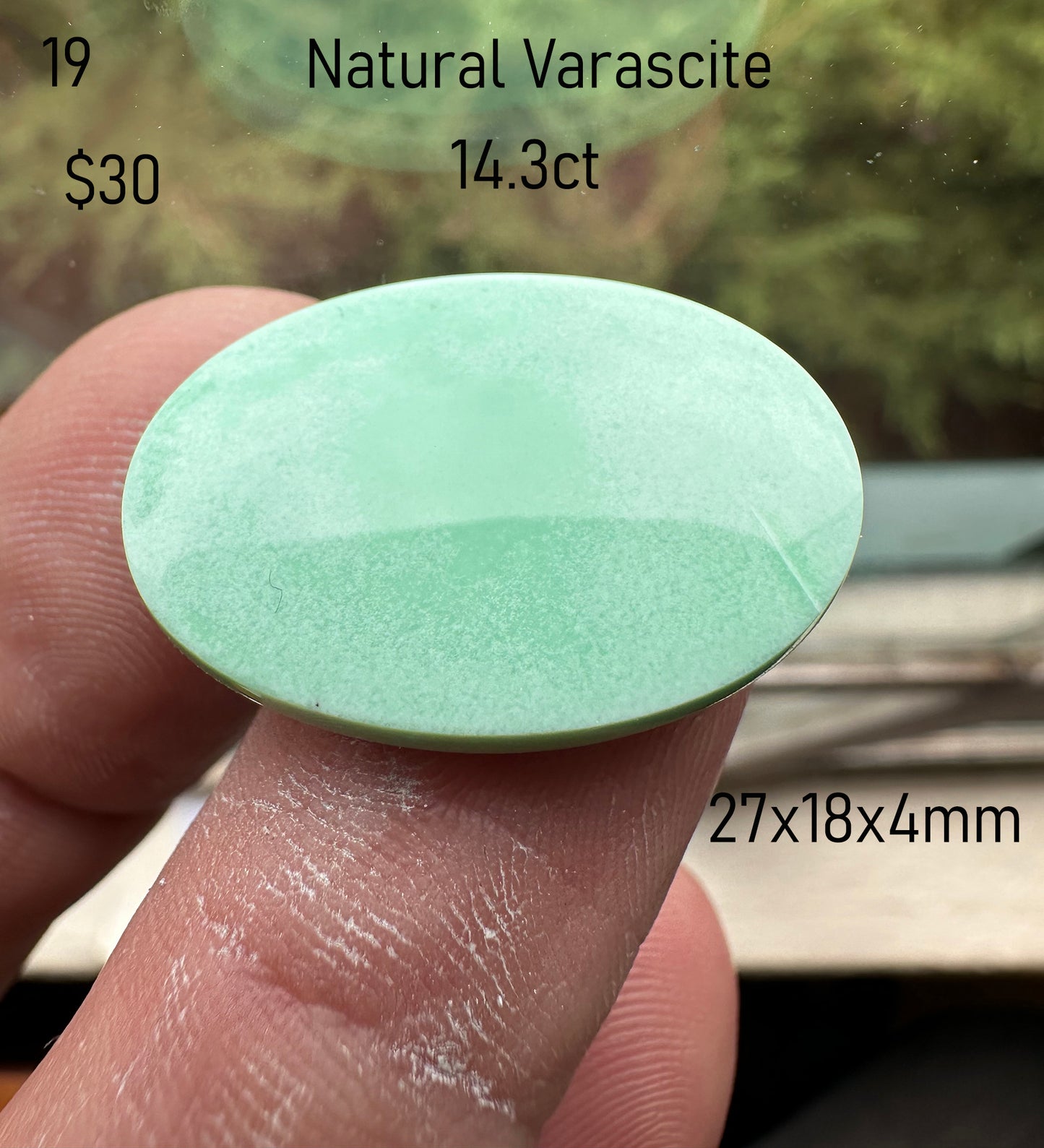 Variscite - Natural - Turkey - 14.3ct