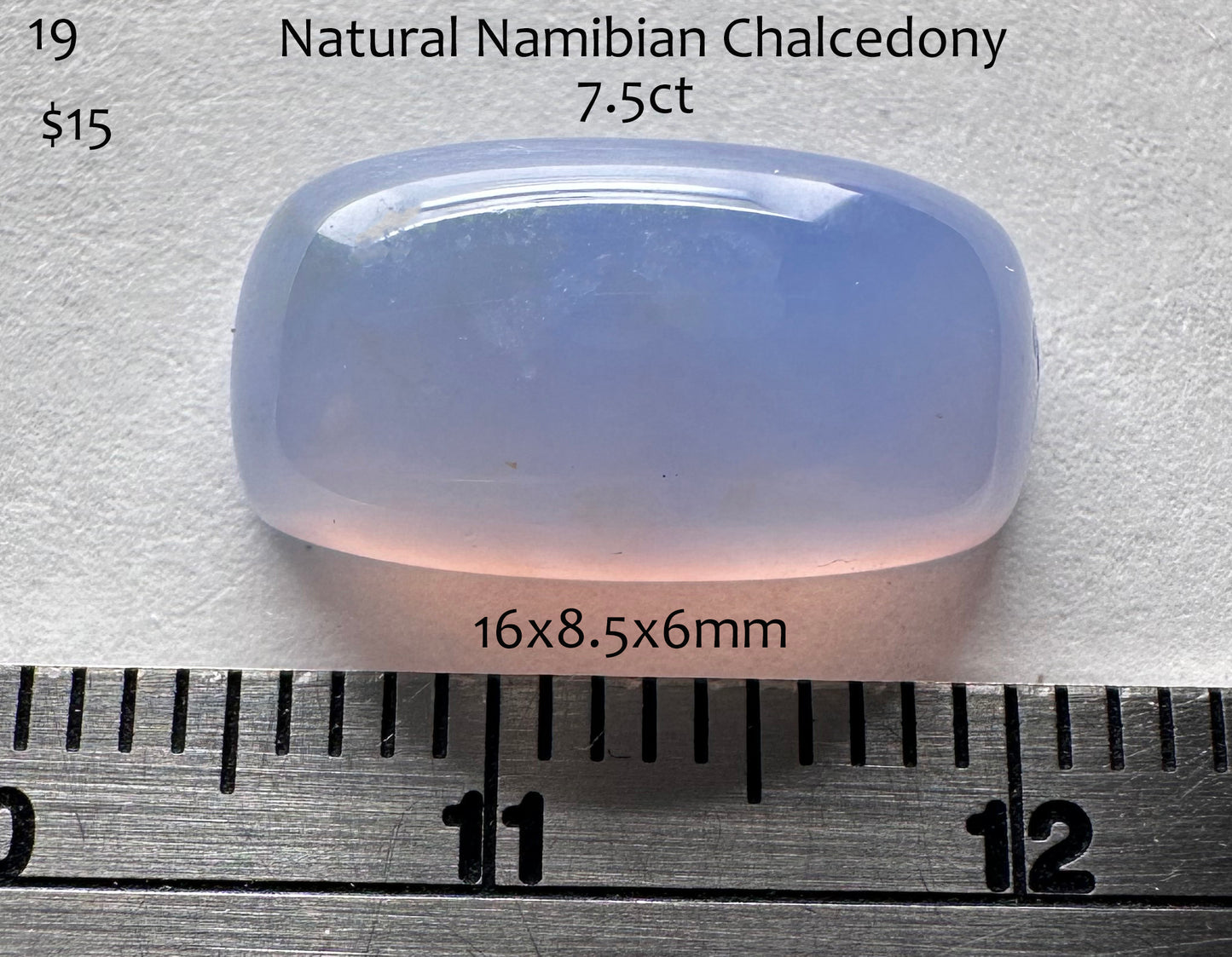 Chalcedony - Natural - Namibia - 7.5ct total