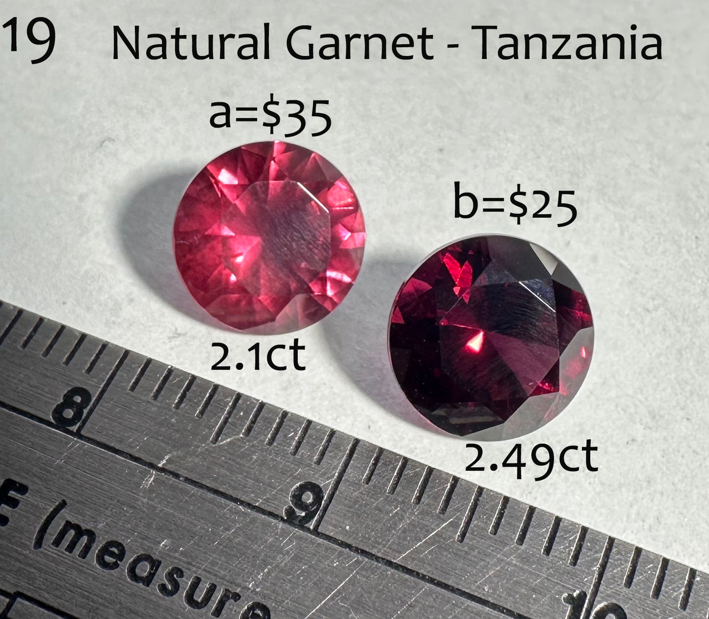 Garnet - Natural - Tanzania - Mahenge - 4.6ct total