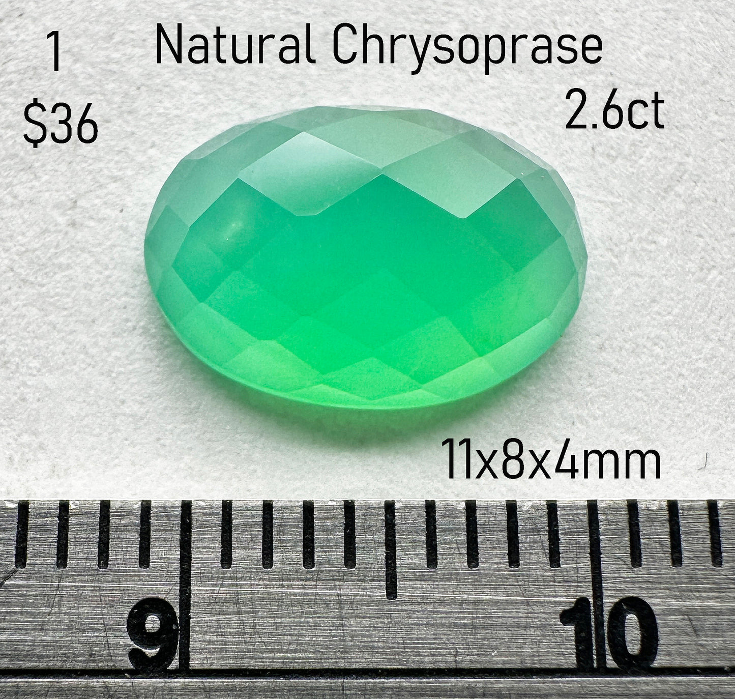 Chrysoprase - Natural - Australia - 2.6ct