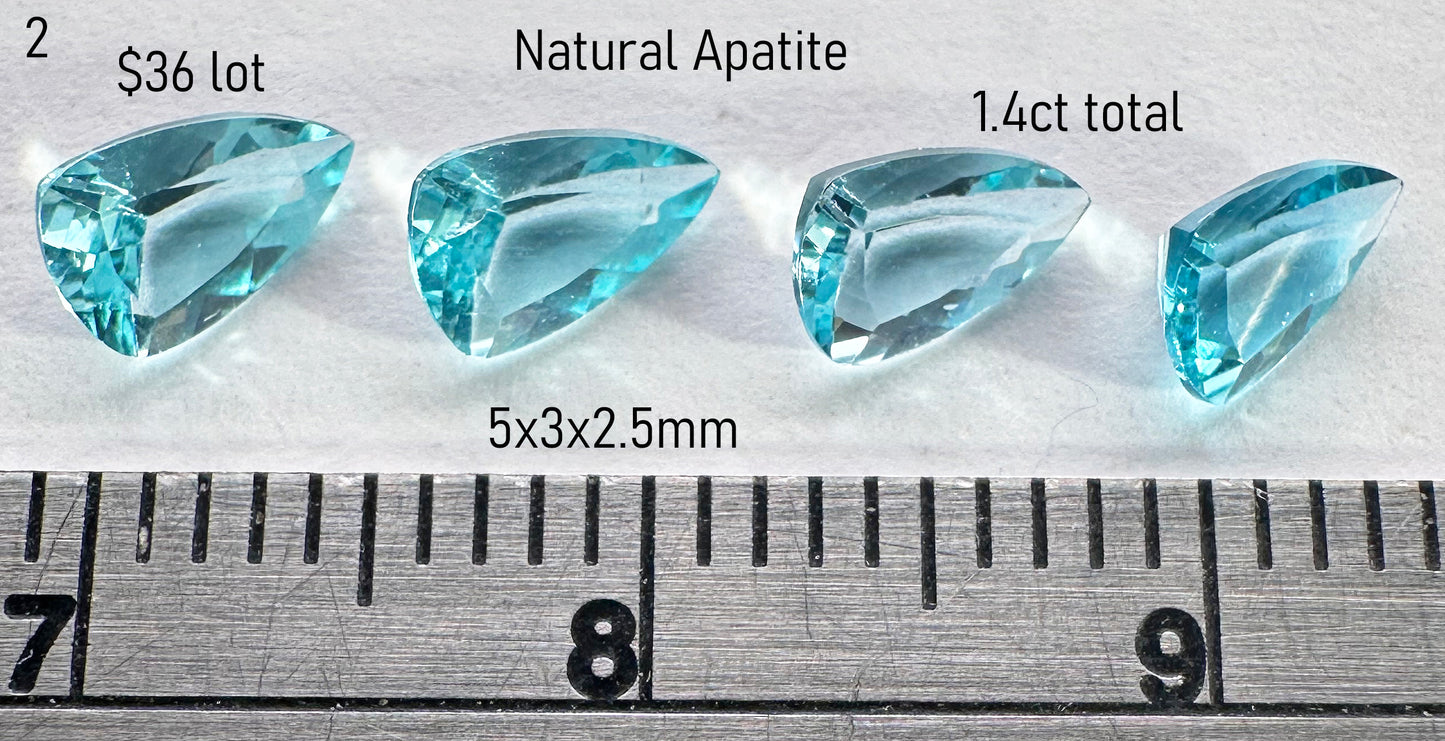Apatite - Natural - Madagascar - 1.4ct total
