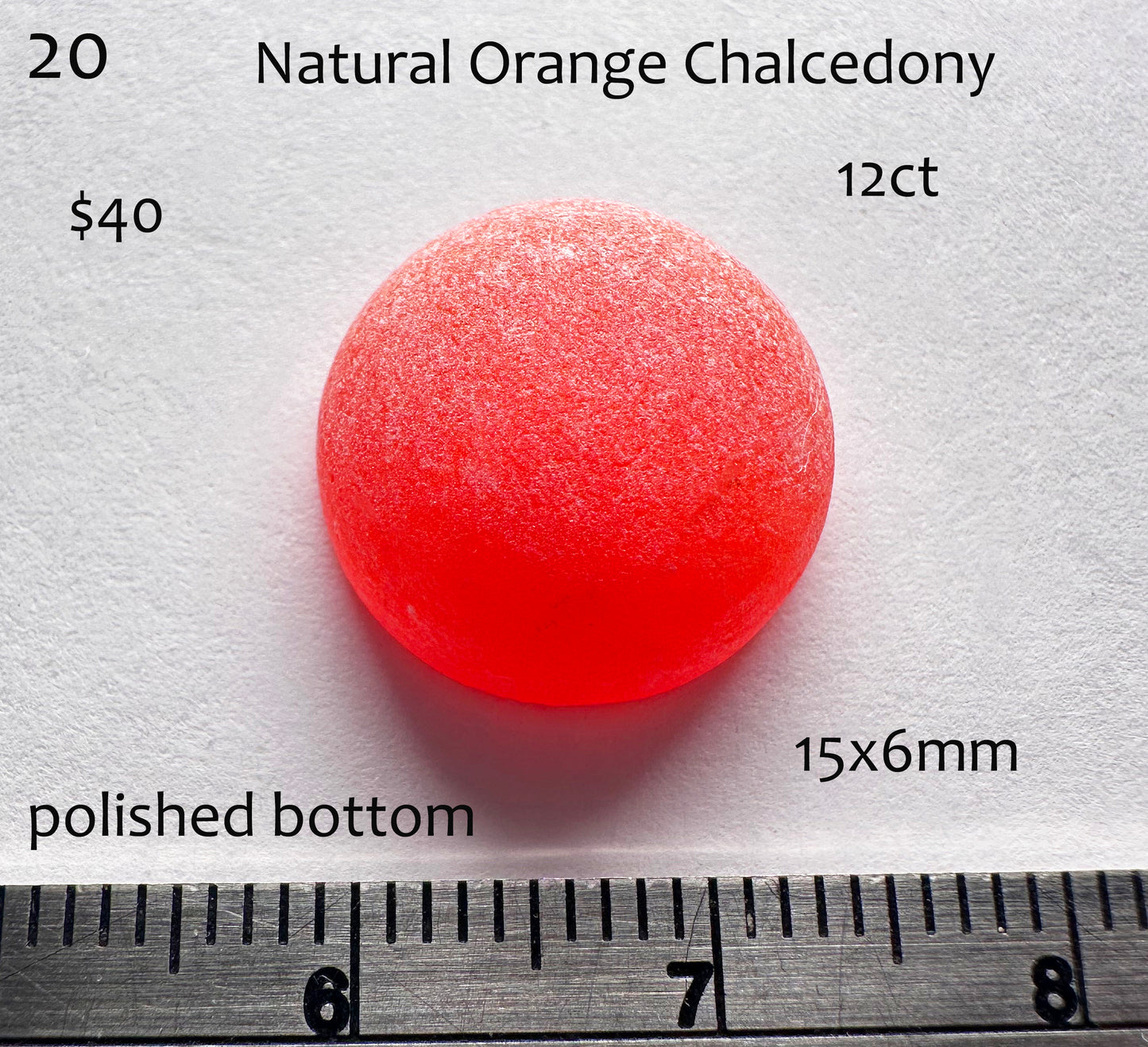 Chalcedony - Natural - Madagascar - Frosted - 12ct