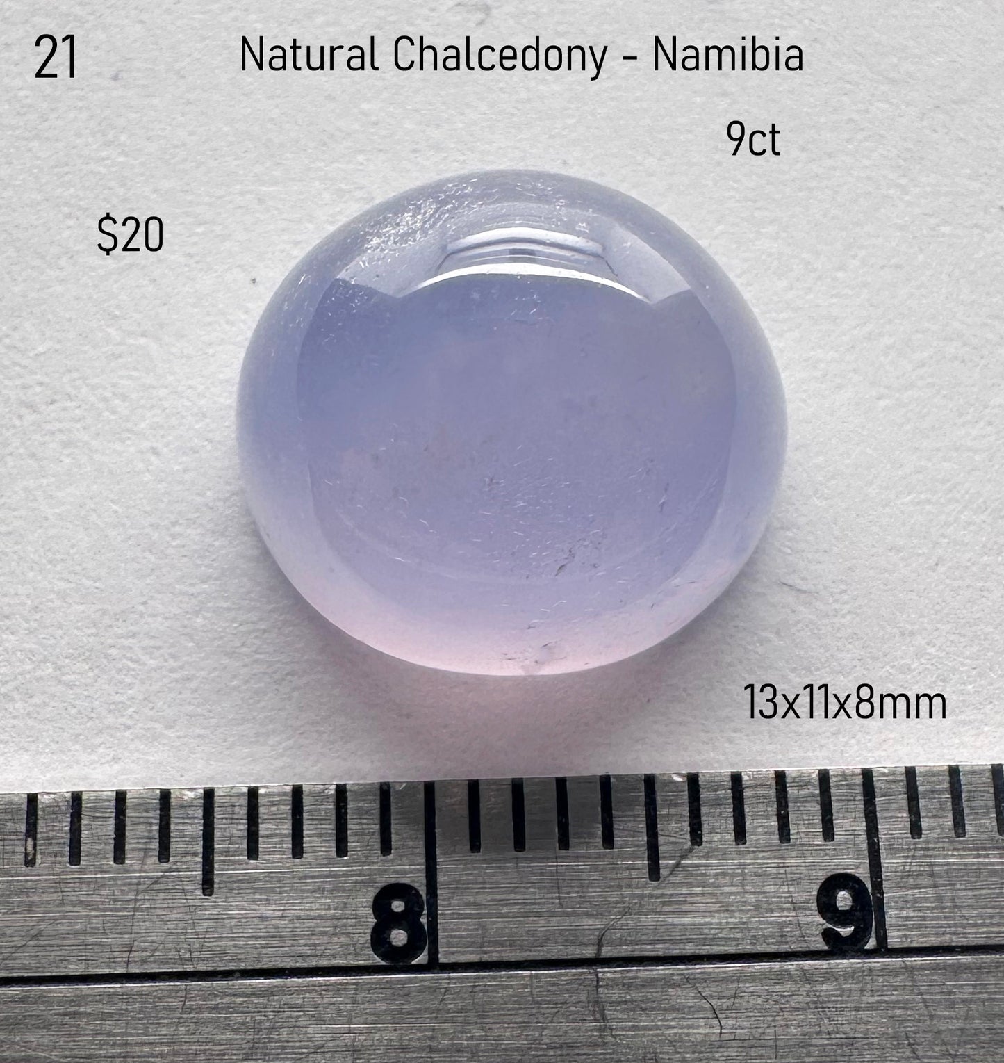 Chalcedony - Natural - Namibia - 9ct