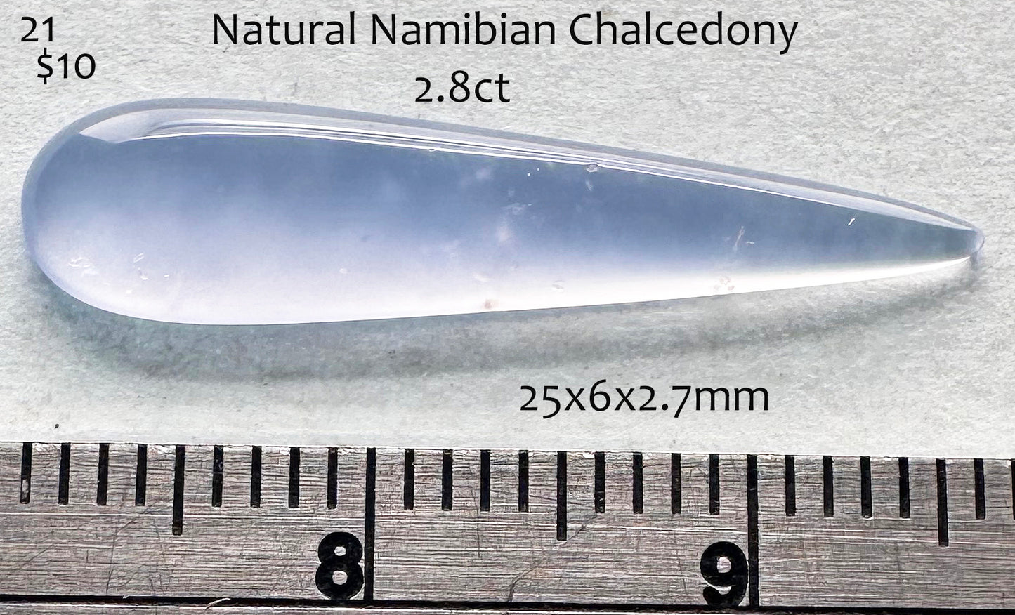 Chalcedony - Natural - Namibia - 2.8ct