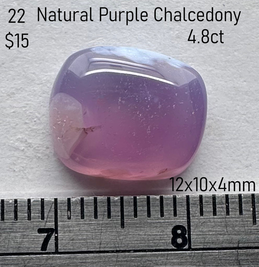 Chalcedony - Natural - Oregon - 4.8ct