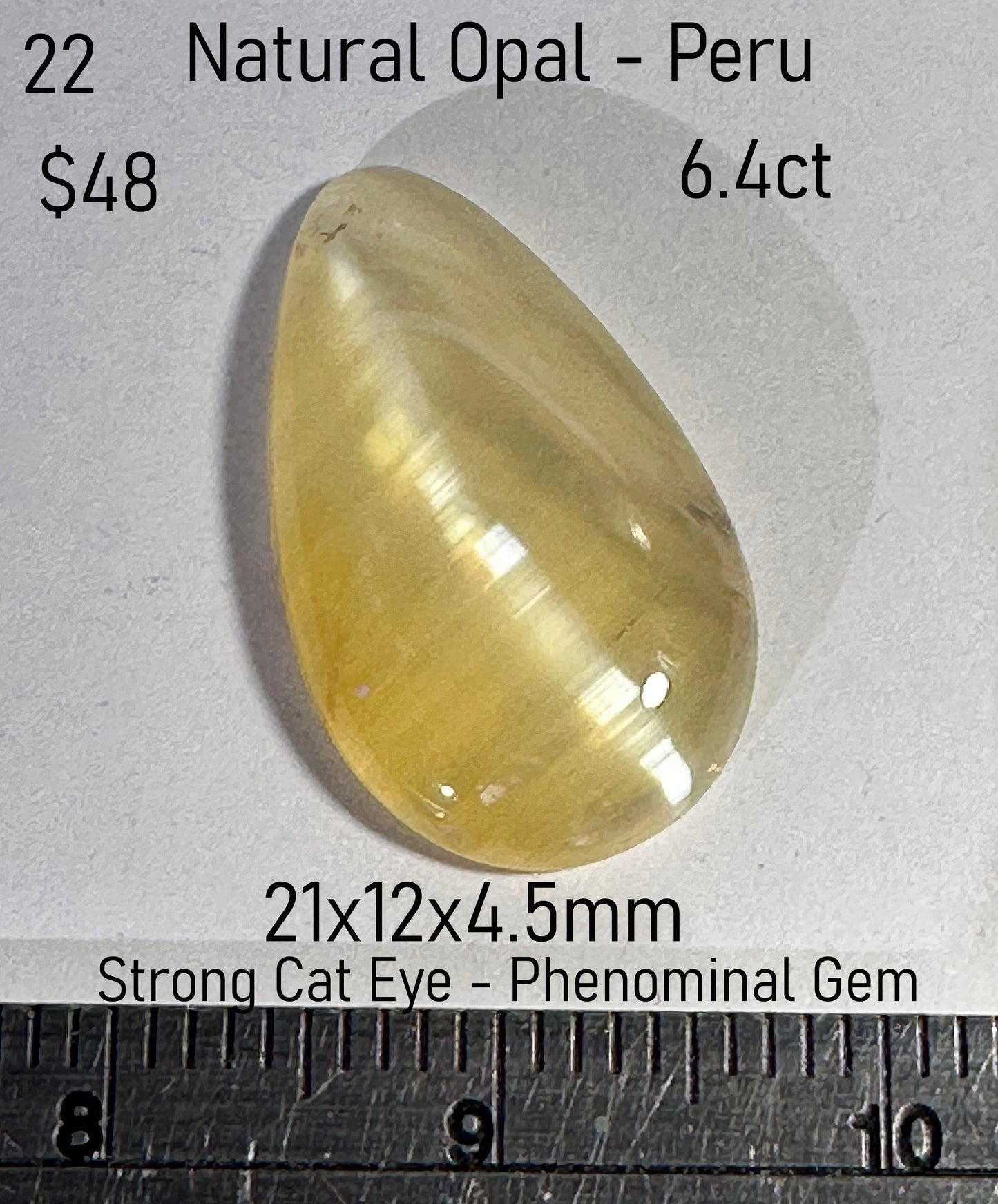 Opal - Natural - Peru - 6.4ct