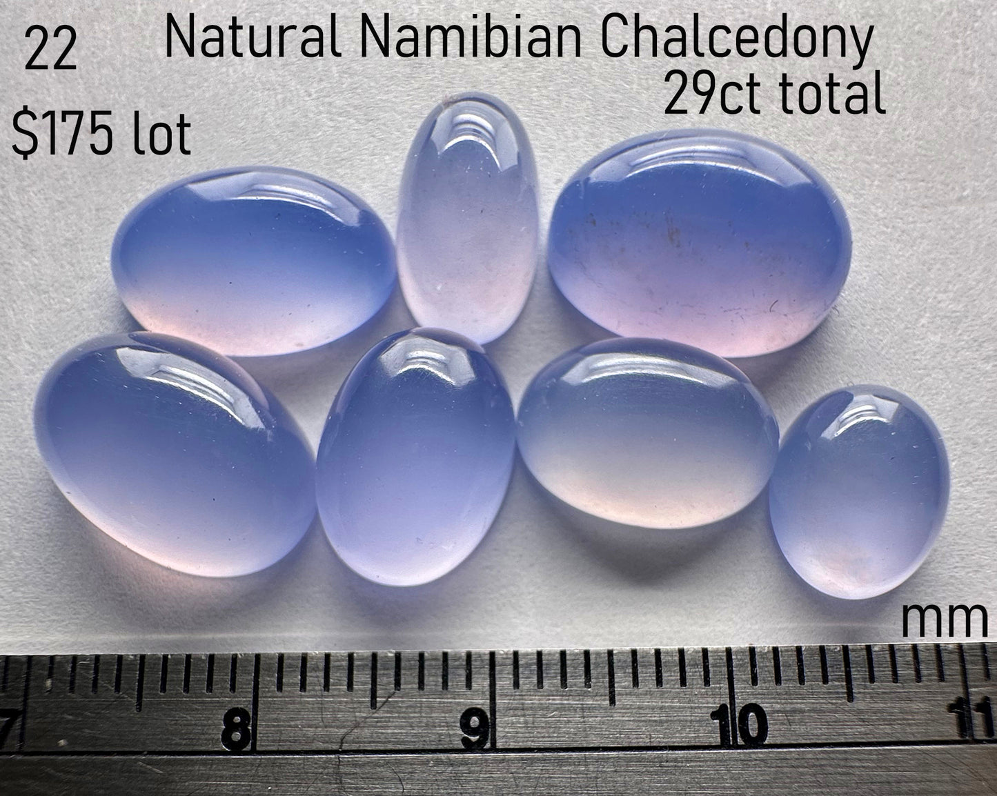 Chalcedony - Natural - Namibia - 29ct total