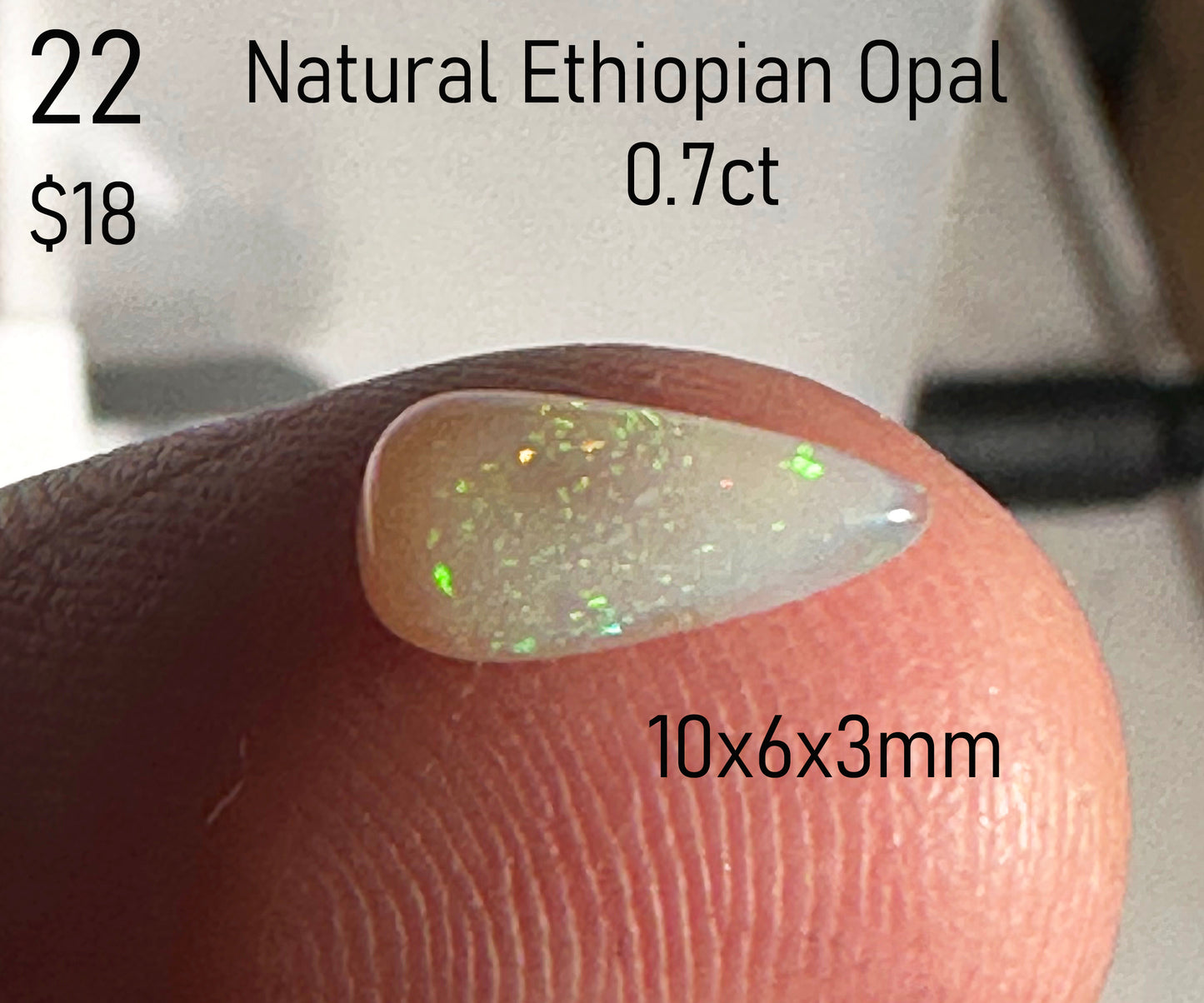 Opal - Natural - Lightning Ridge - Australia - 3.7ct