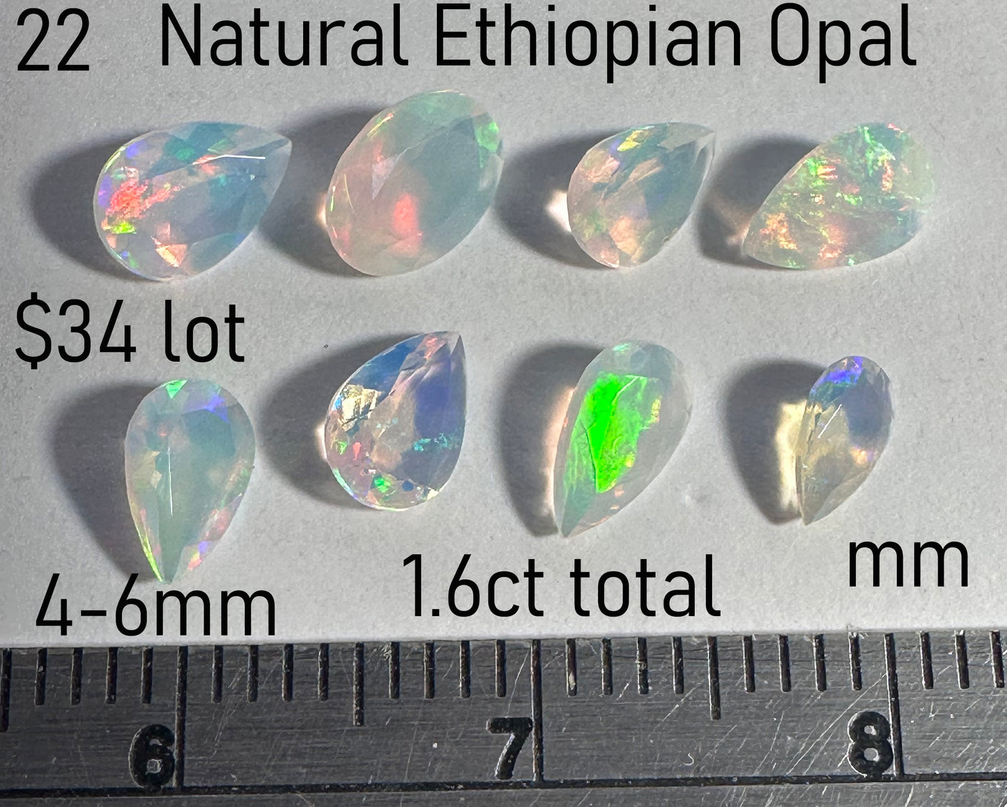 Opal - Natural - Ethiopia - 1.6ct total