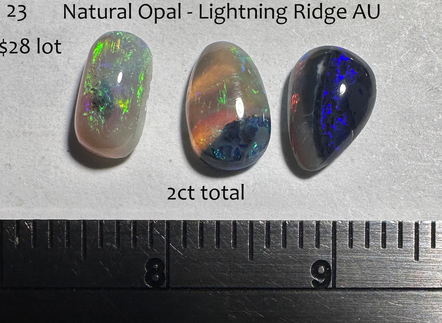 Opal - Ethiopian - Natural - Cabochon 2ct total