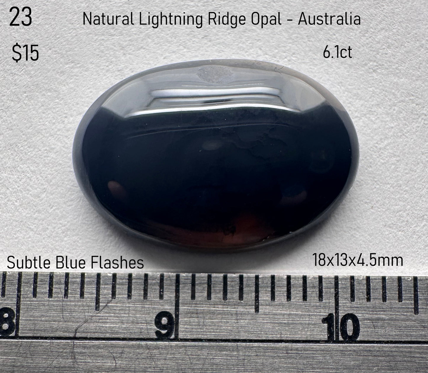 Opal - Natural - Lightning Ridge - Australia - 6.1ct