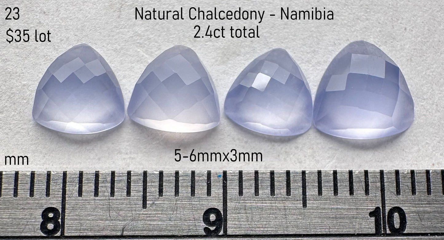 Chalcedony - Natural - Namibia - 2.4ct total
