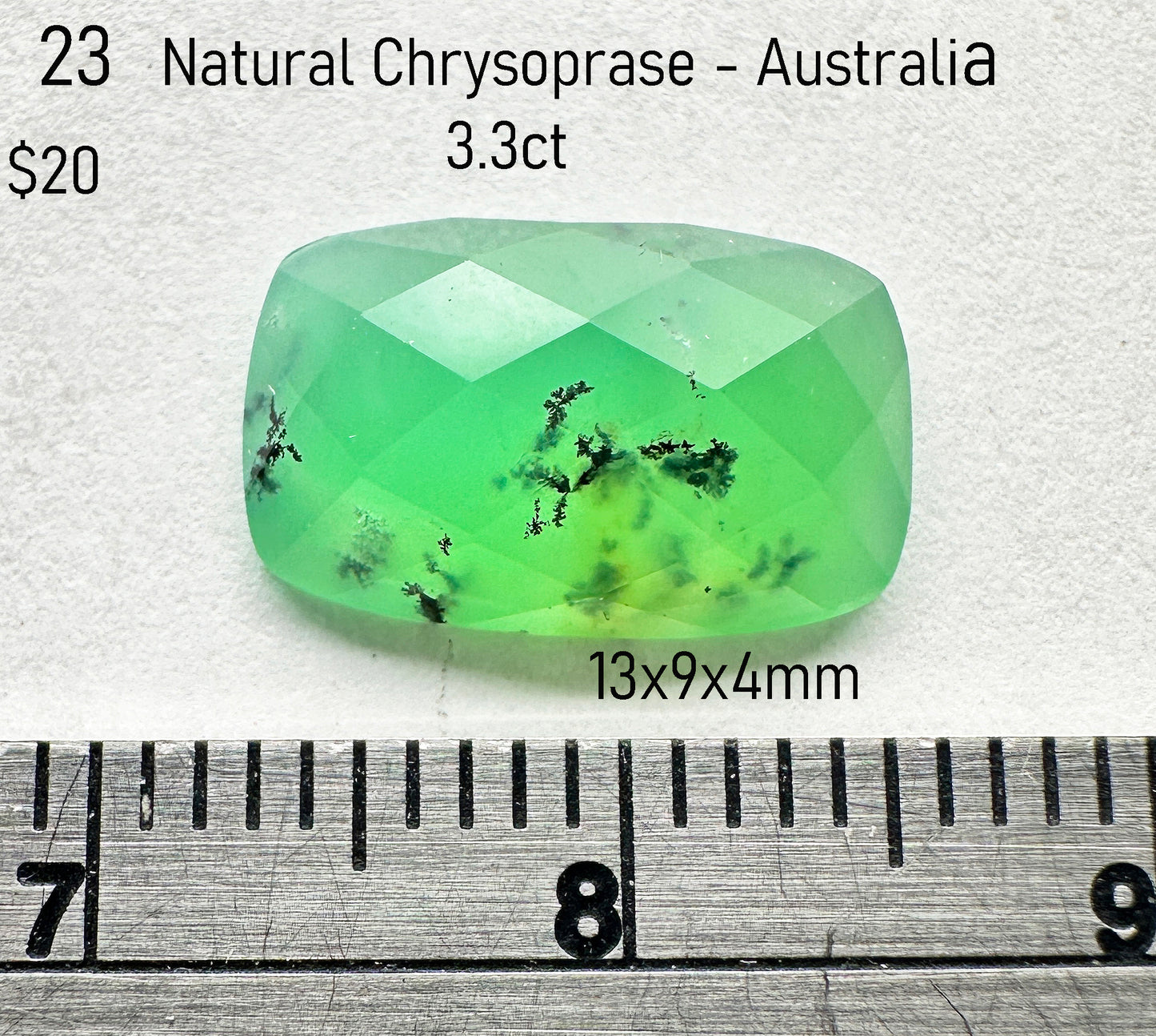 Chrysoprase - Natural - Australia - 3.3ct