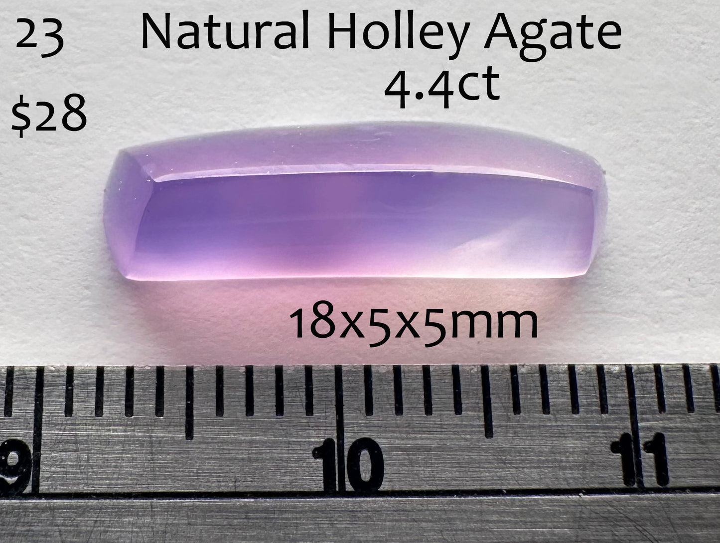 Chalcedony - Natural - Holley Agate - 4.4ct