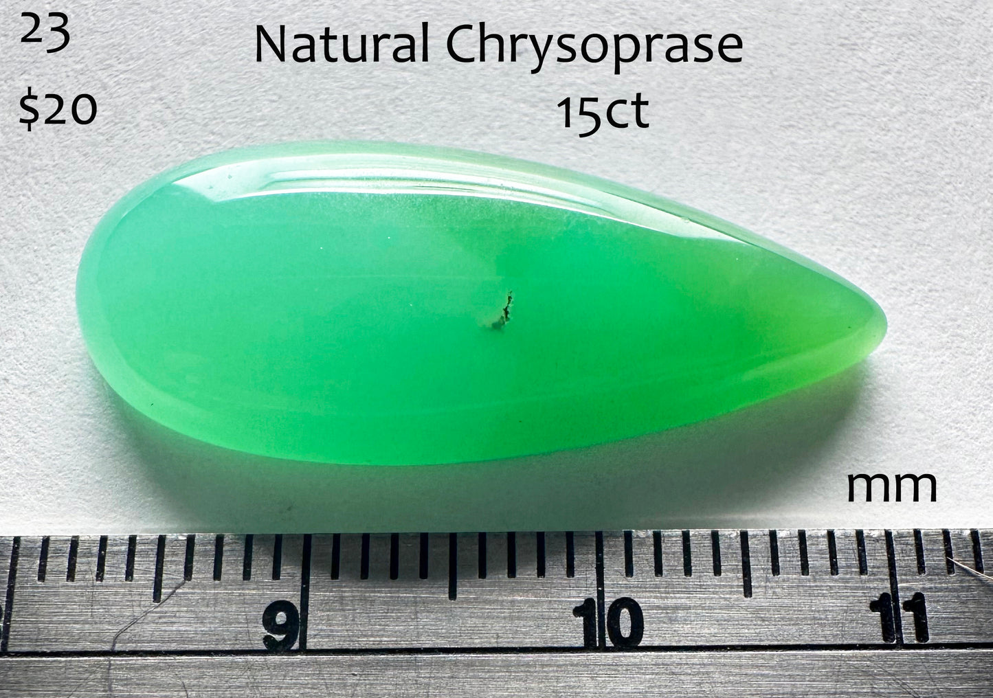 Chrysoprase - Natural - Australia - 15ct