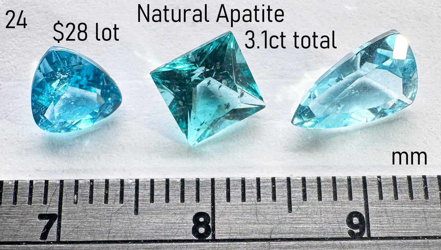 Apatite - Natural - Madagascar - 3.1ct total
