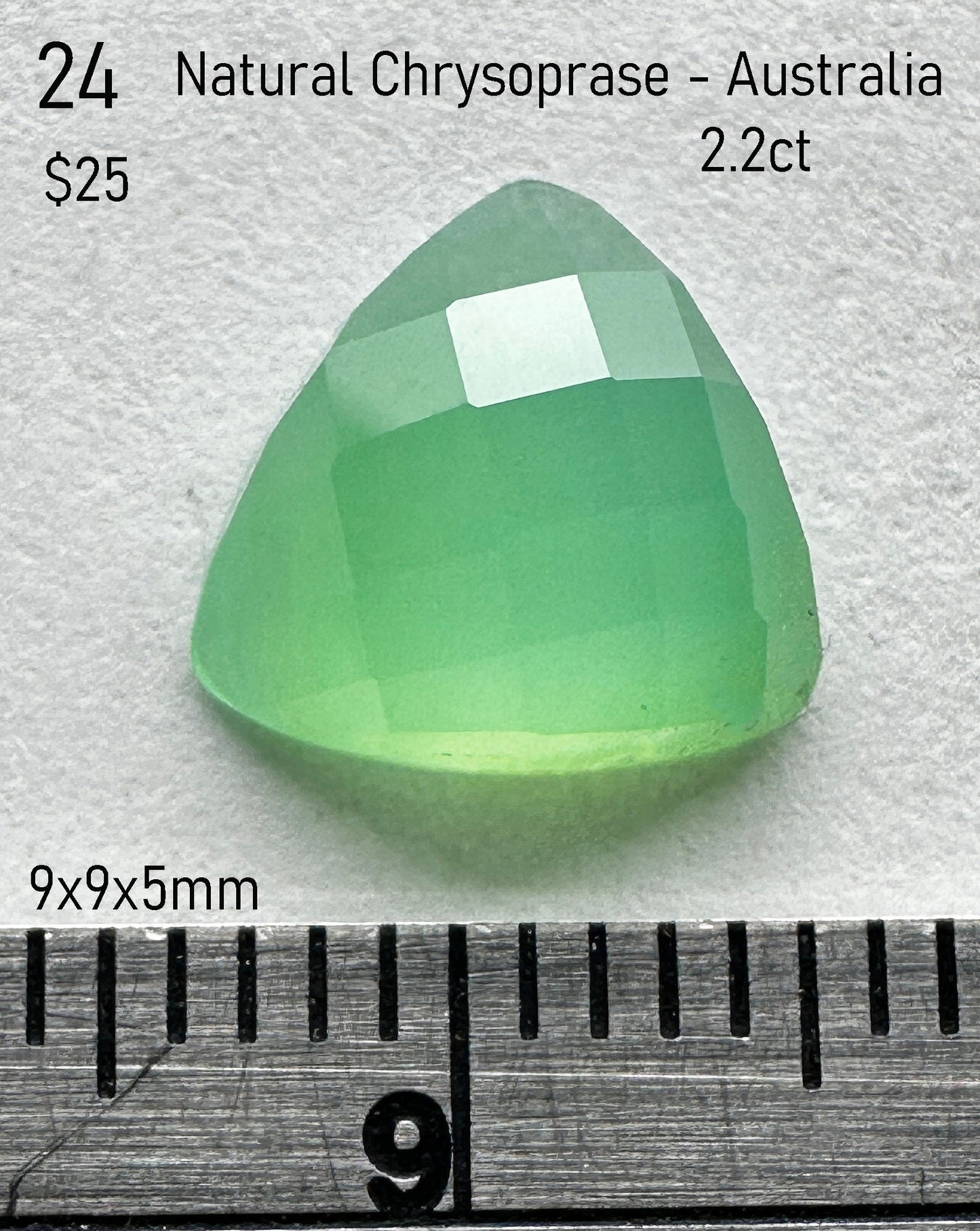 Chrysoprase - Natural - Australia - 2.2ct