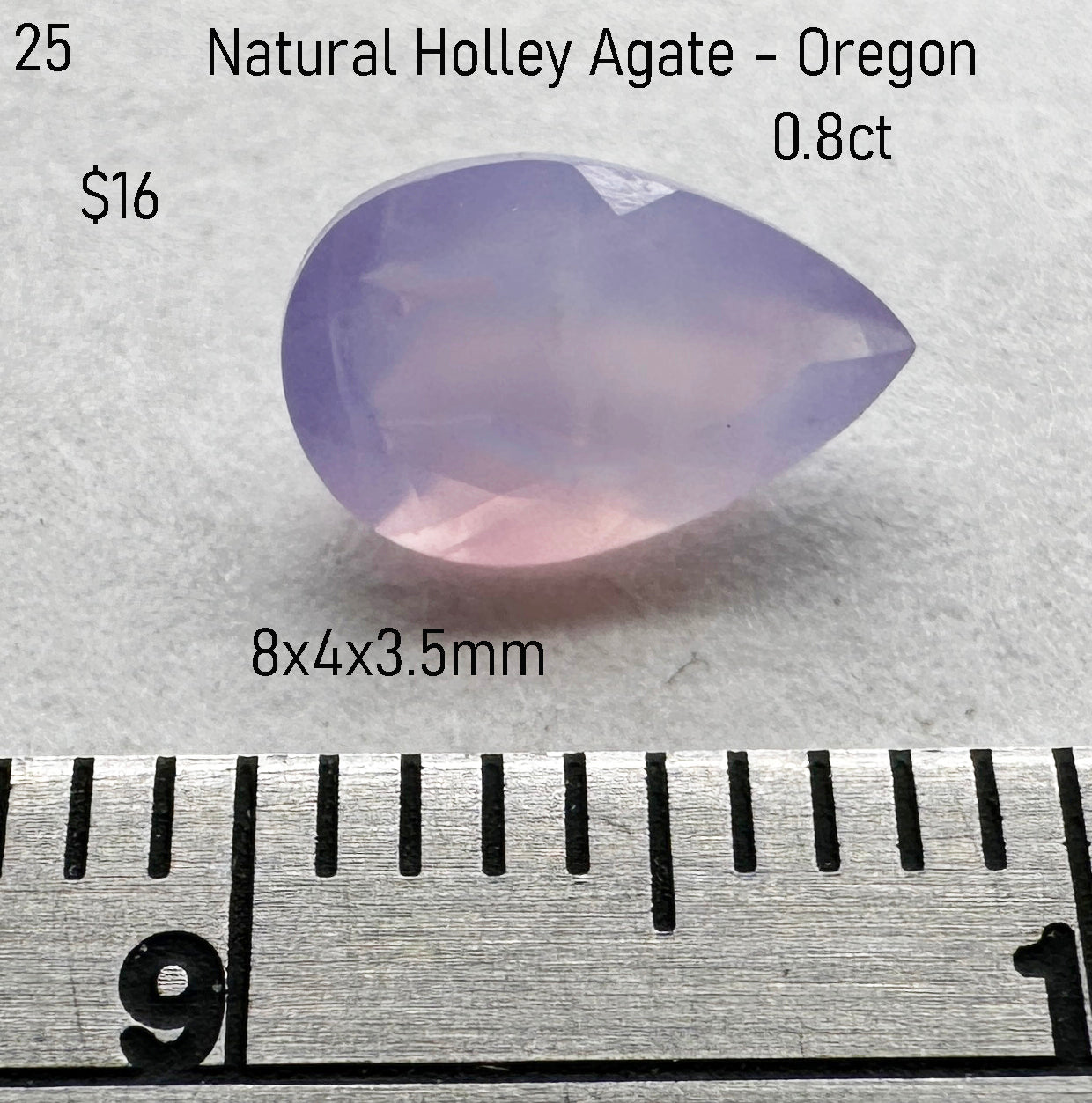 Holley Agate - Natural - Oregon - 0.8ct