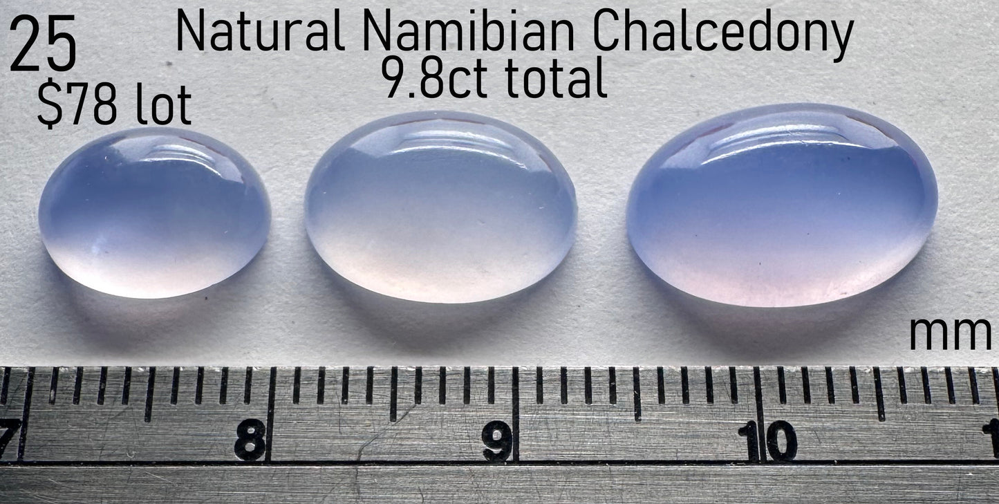 Chalcedony - Natural - Namibia - 9.8ct total
