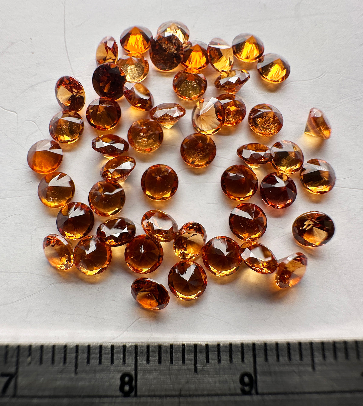 Garnet - Natural - Hessonite - Tanzania - 7.7ct total