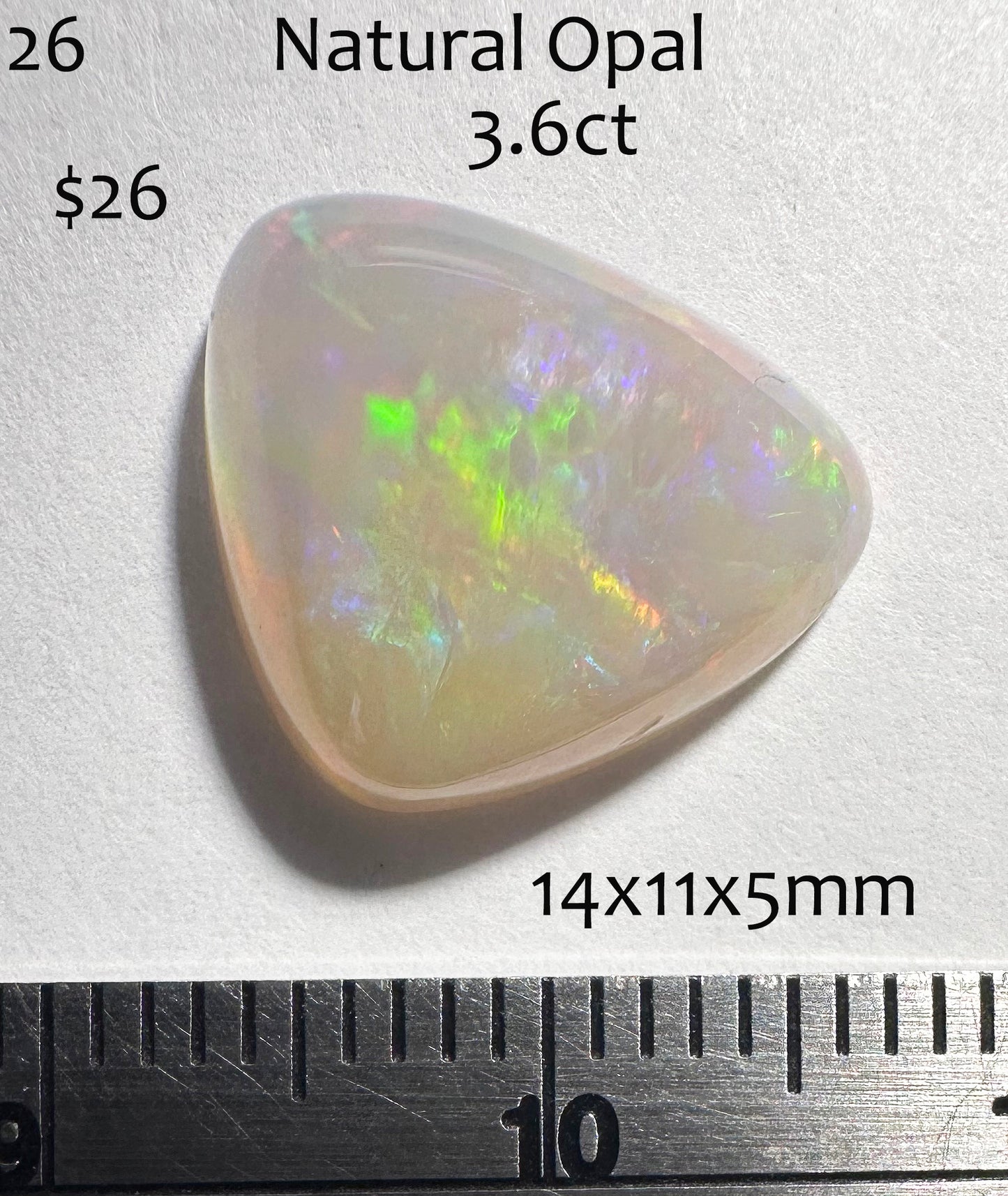 Opal - Natural - Ethiopia - 3.6ct