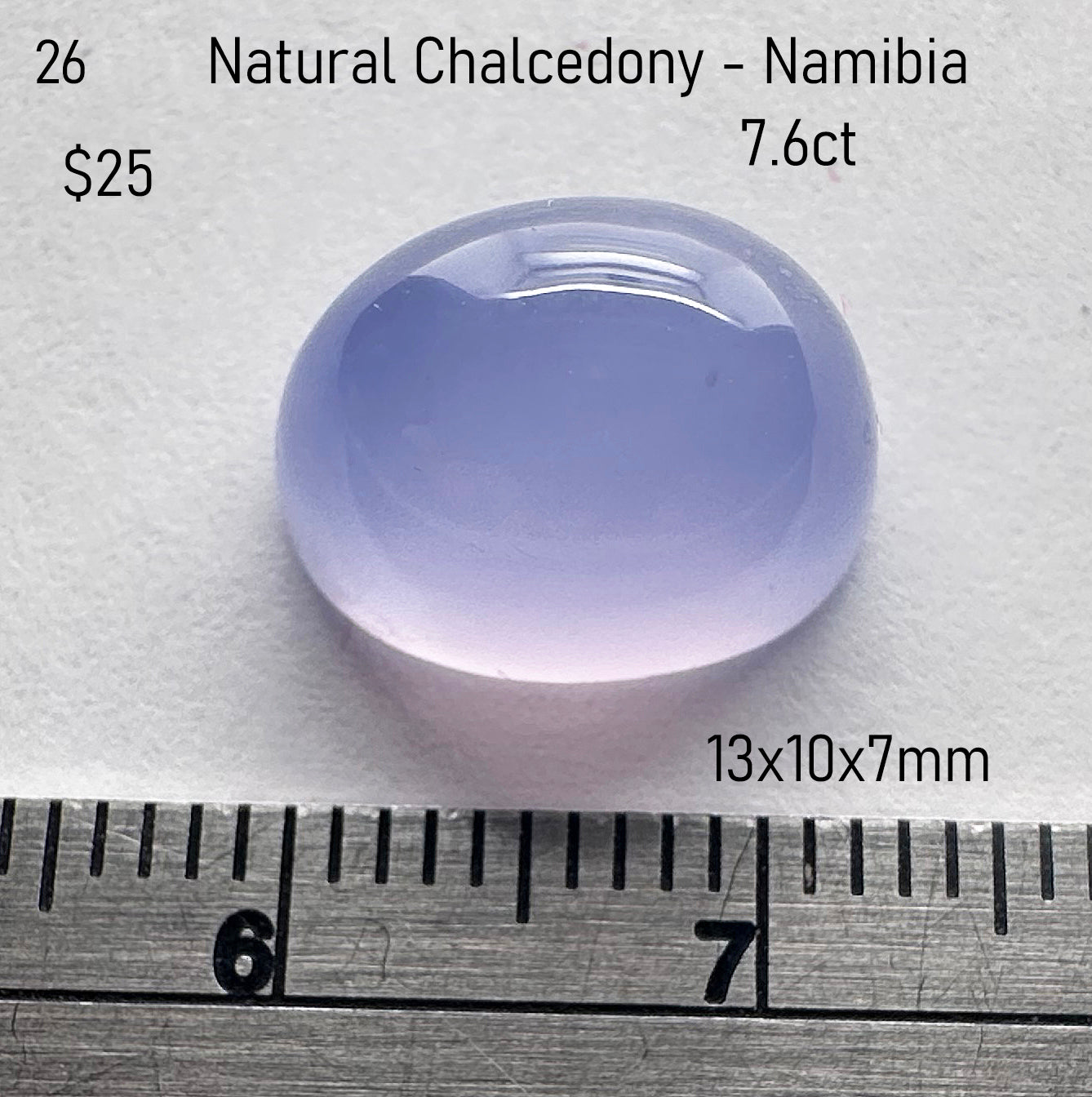 Chalcedony - Natural - Namibia - 7.6ct