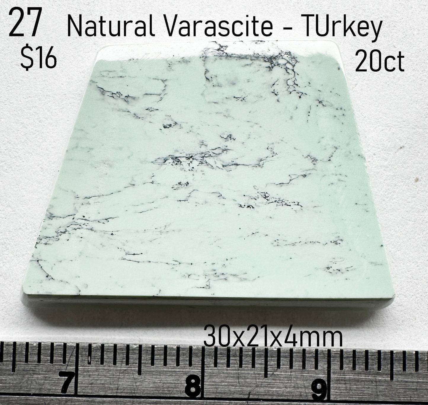 Variscite - Natural - Turkey - 20ct