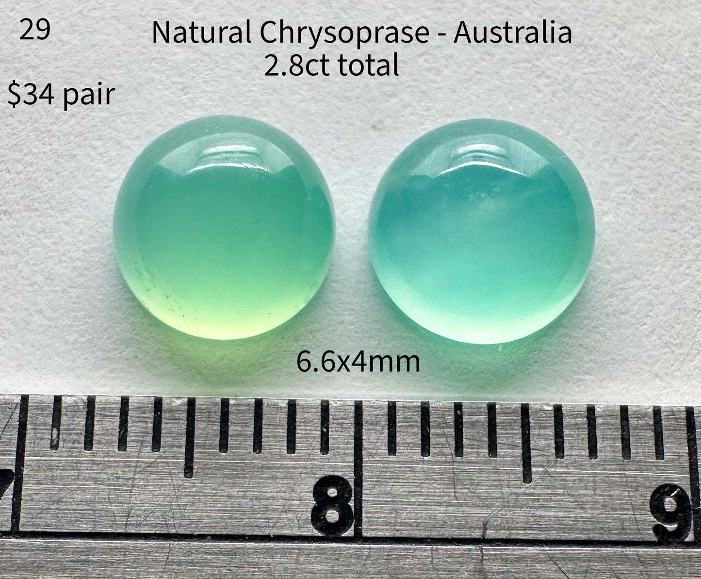 Chrysoprase - Natural - Australia - 2.8ct
