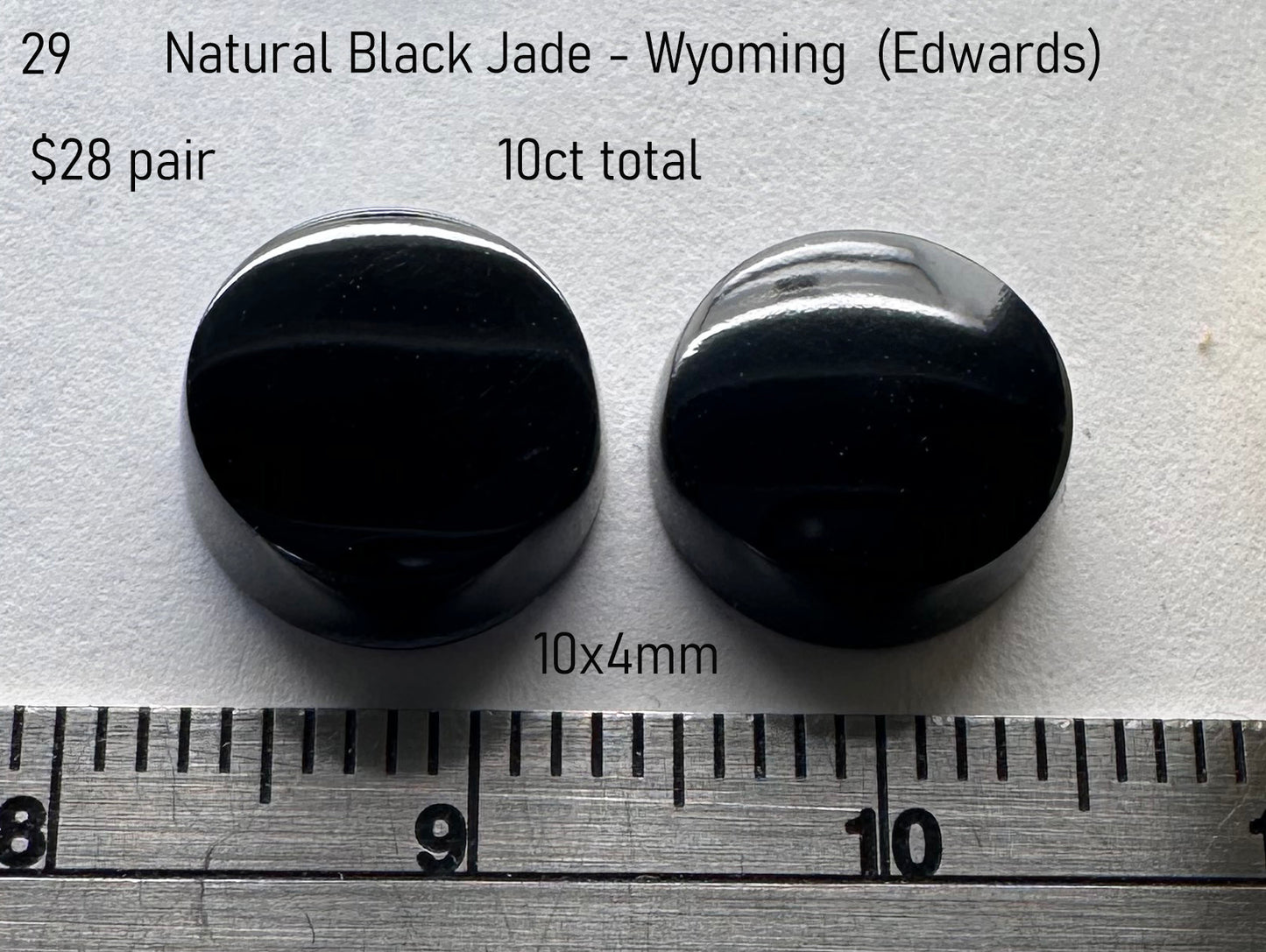 Jade - Natural - Wyoming - Edwards - 10ct total