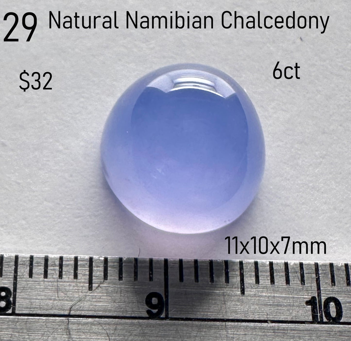 Chalcedony - Natural - Namibia - 6ct