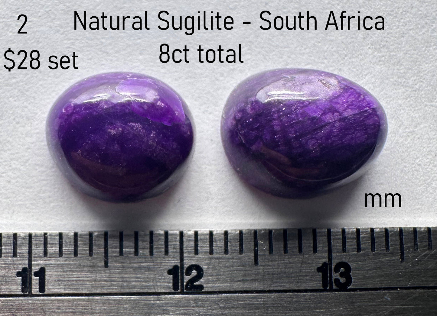 Sugilite - Natural - South Africa - 8ct