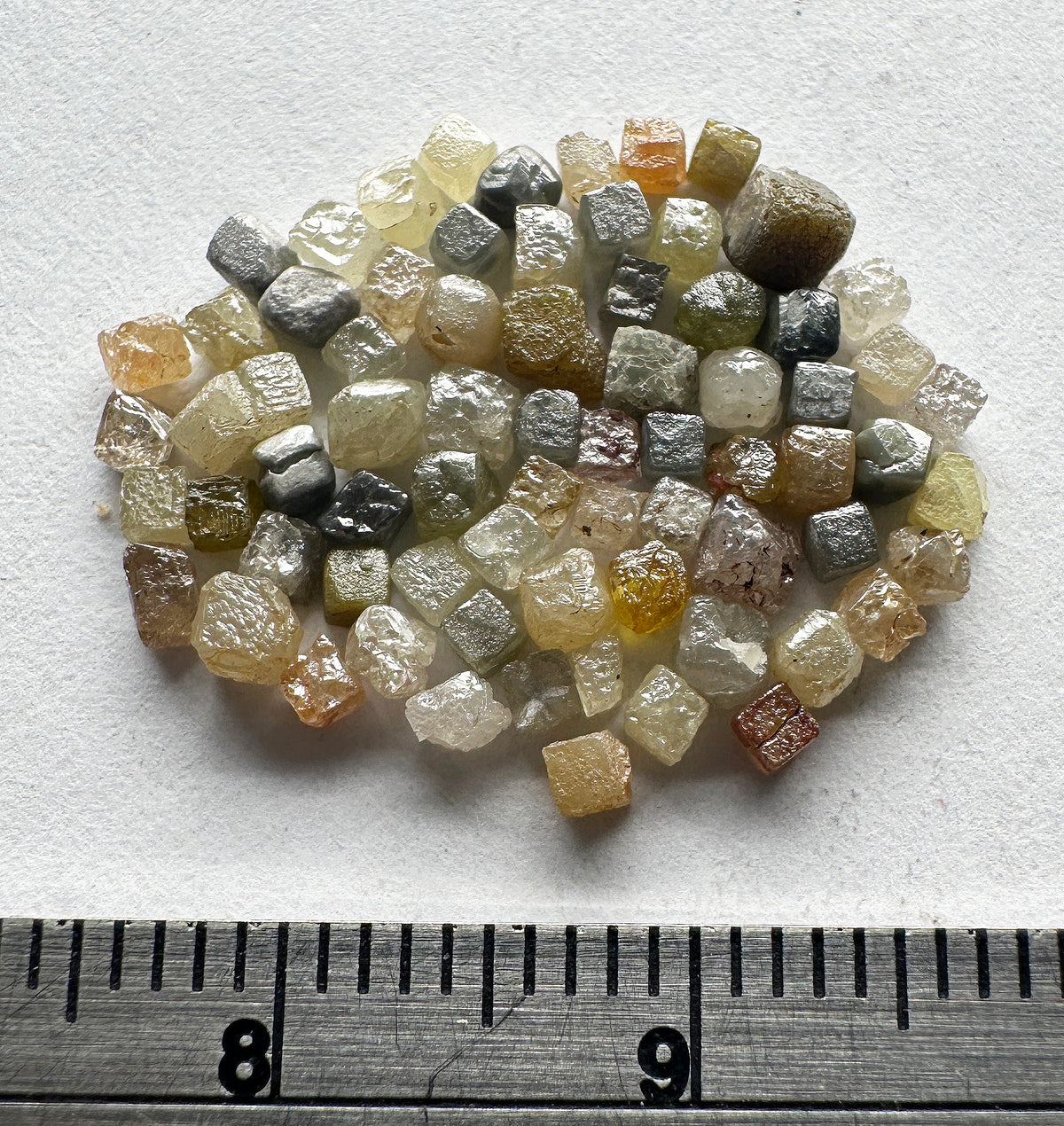 Diamond - Natural - Cubes - DRC - 21.3ct total