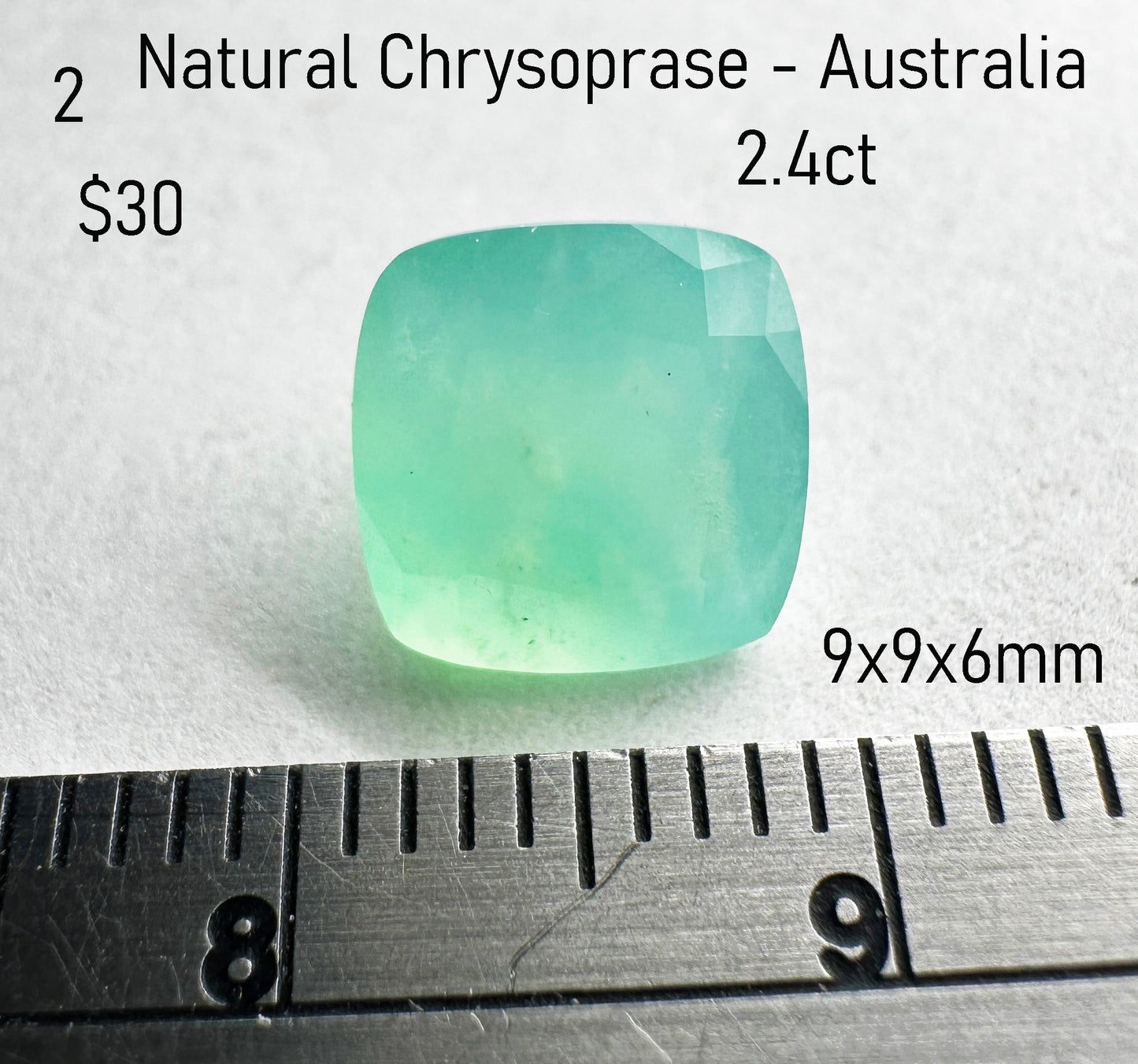 Chrysoprase - Natural - Australia - 2.4ct