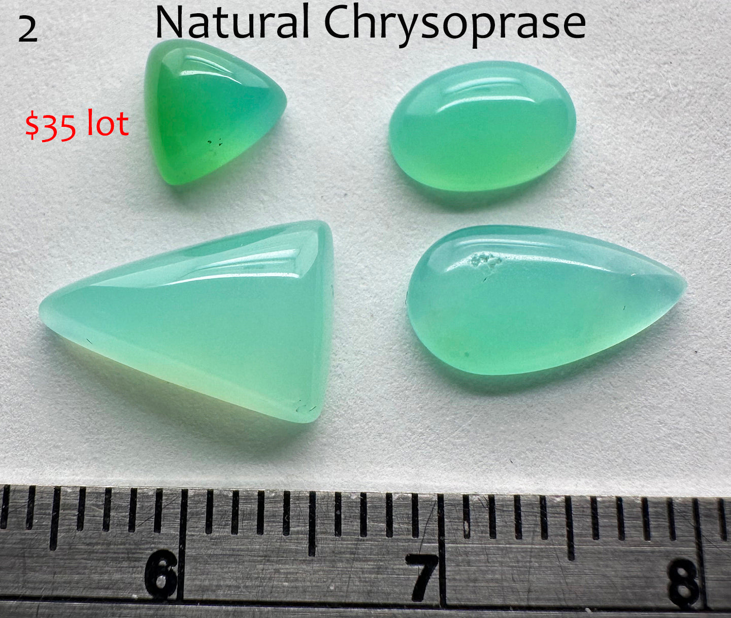 Chrysoprase - Natural - Australia - 6ct total