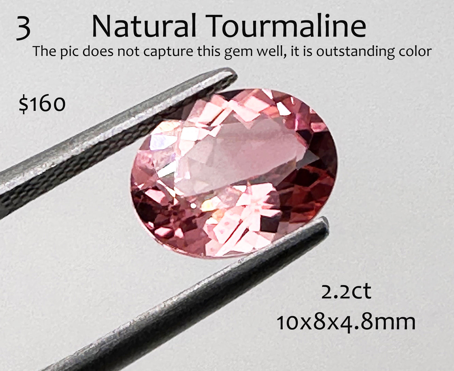 Tourmaline - Natural - Tanzania - 2.2ct